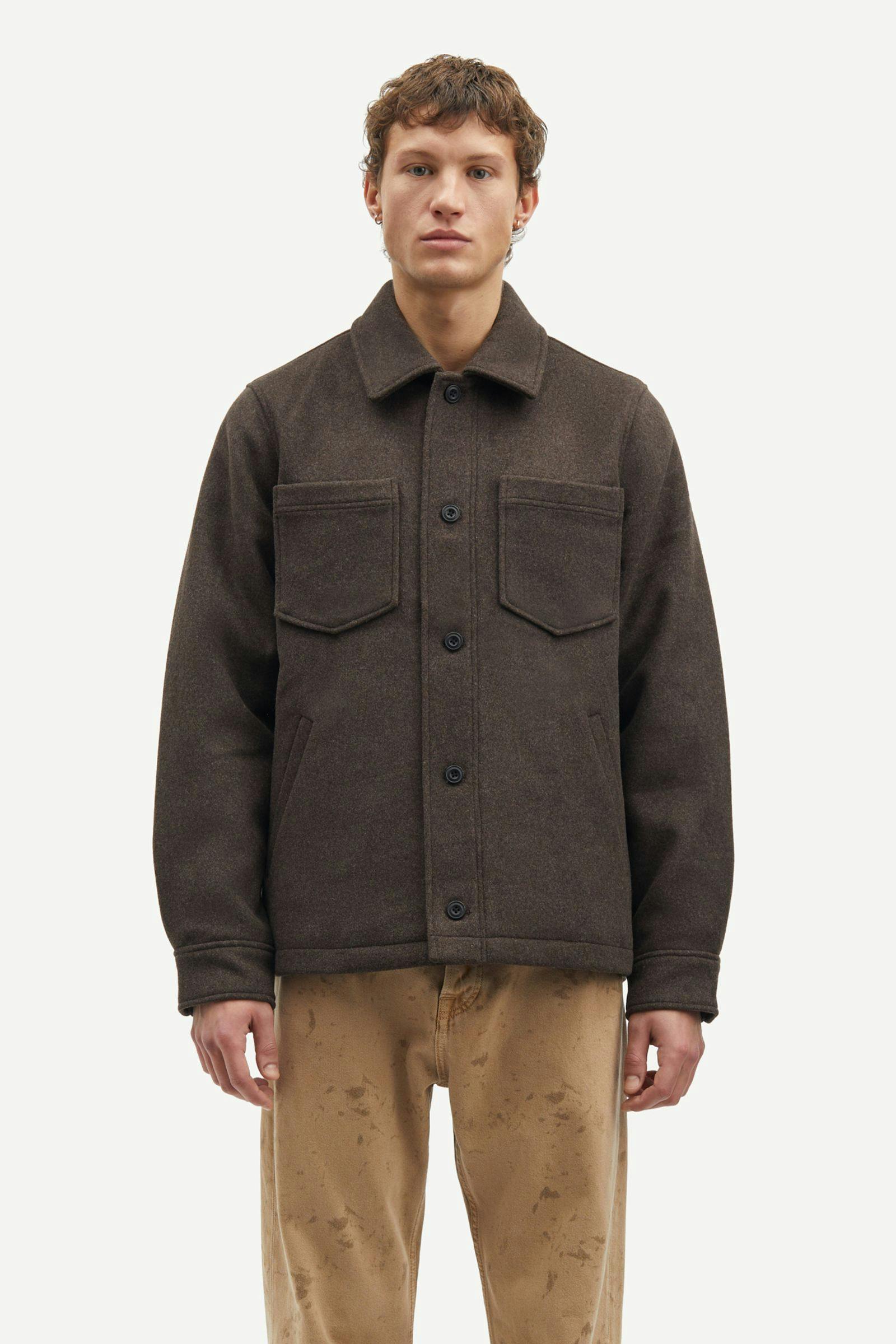 Pally shirt jacket 14163 Chocolate Torte