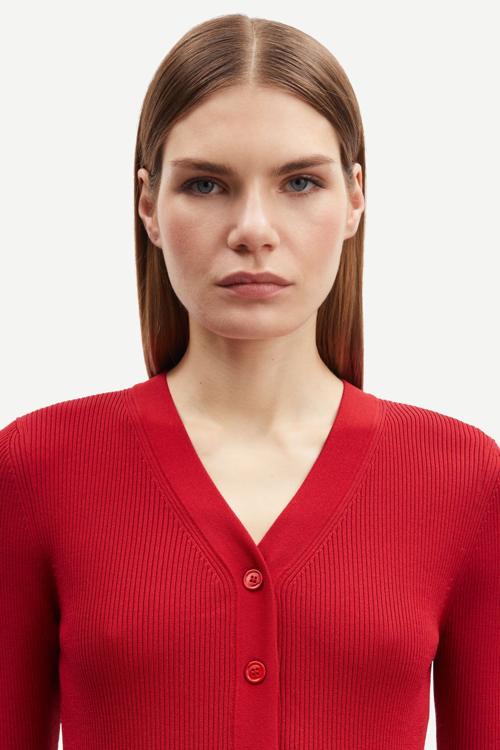 Saleonore v-neck 15217 Scarlet Sage