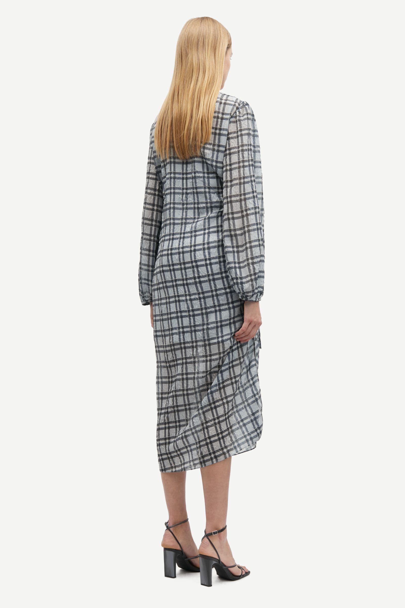 Saelvira dress 15462 Blue Iron Check