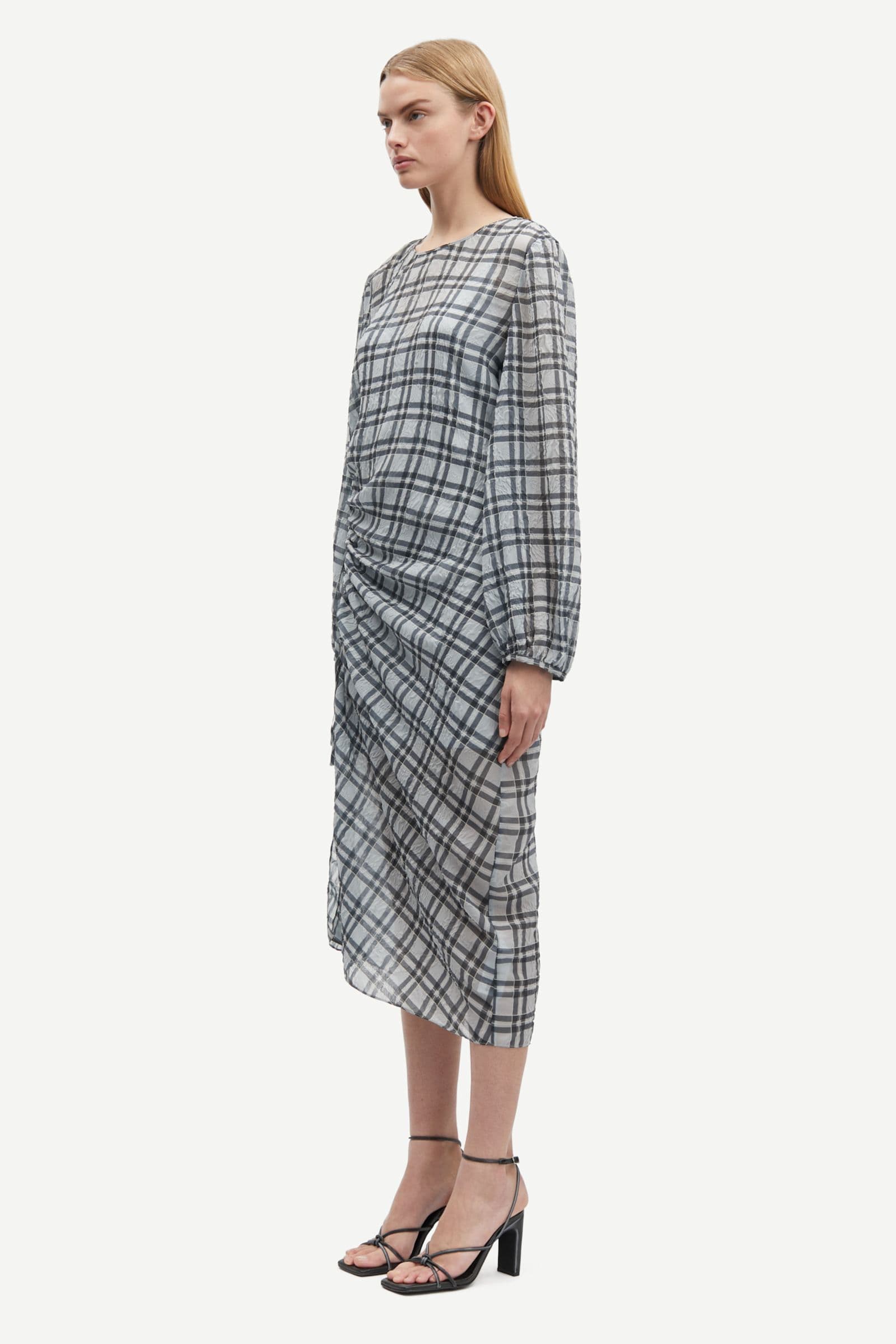 Saelvira dress 15462 Blue Iron Check