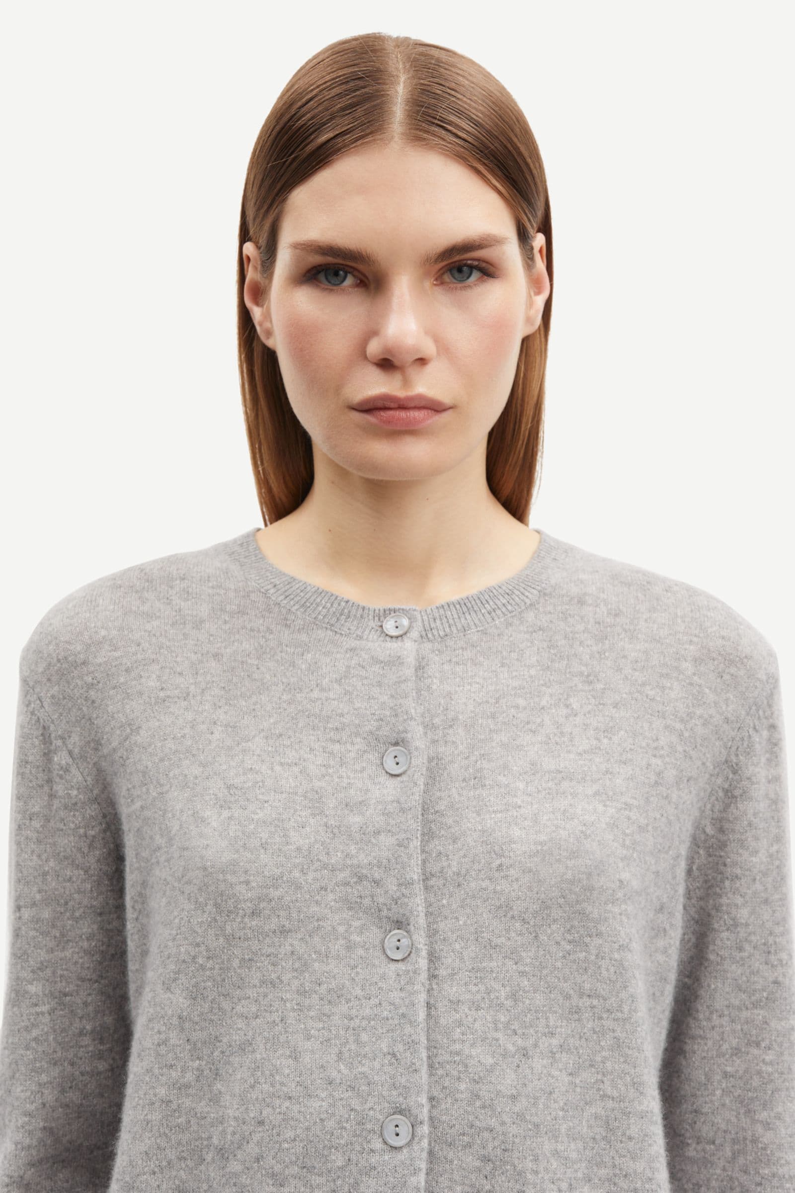 Saboston Cardigan 6304 Grey mel.