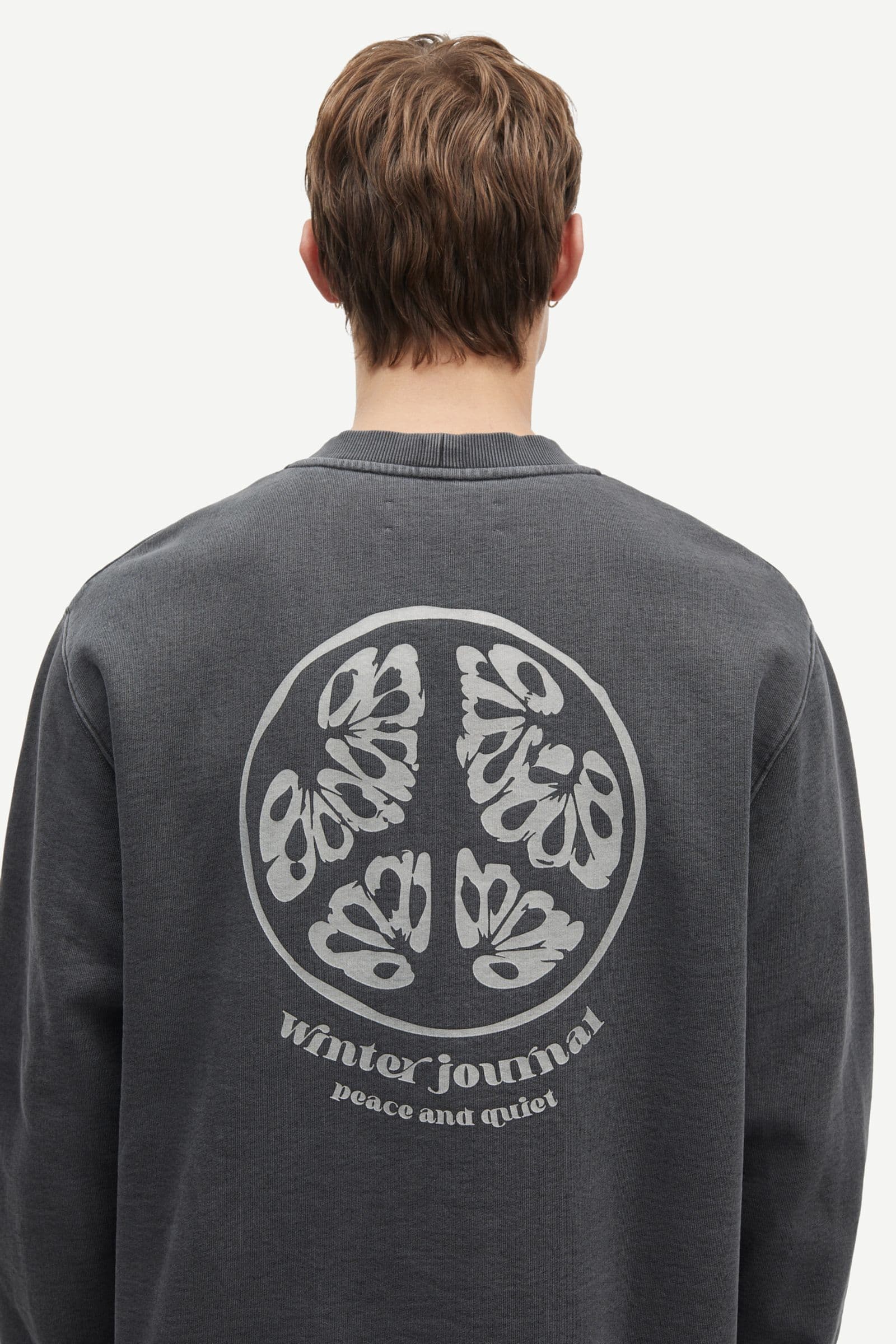 Sajournal sweatshirt 14485 Black Peace