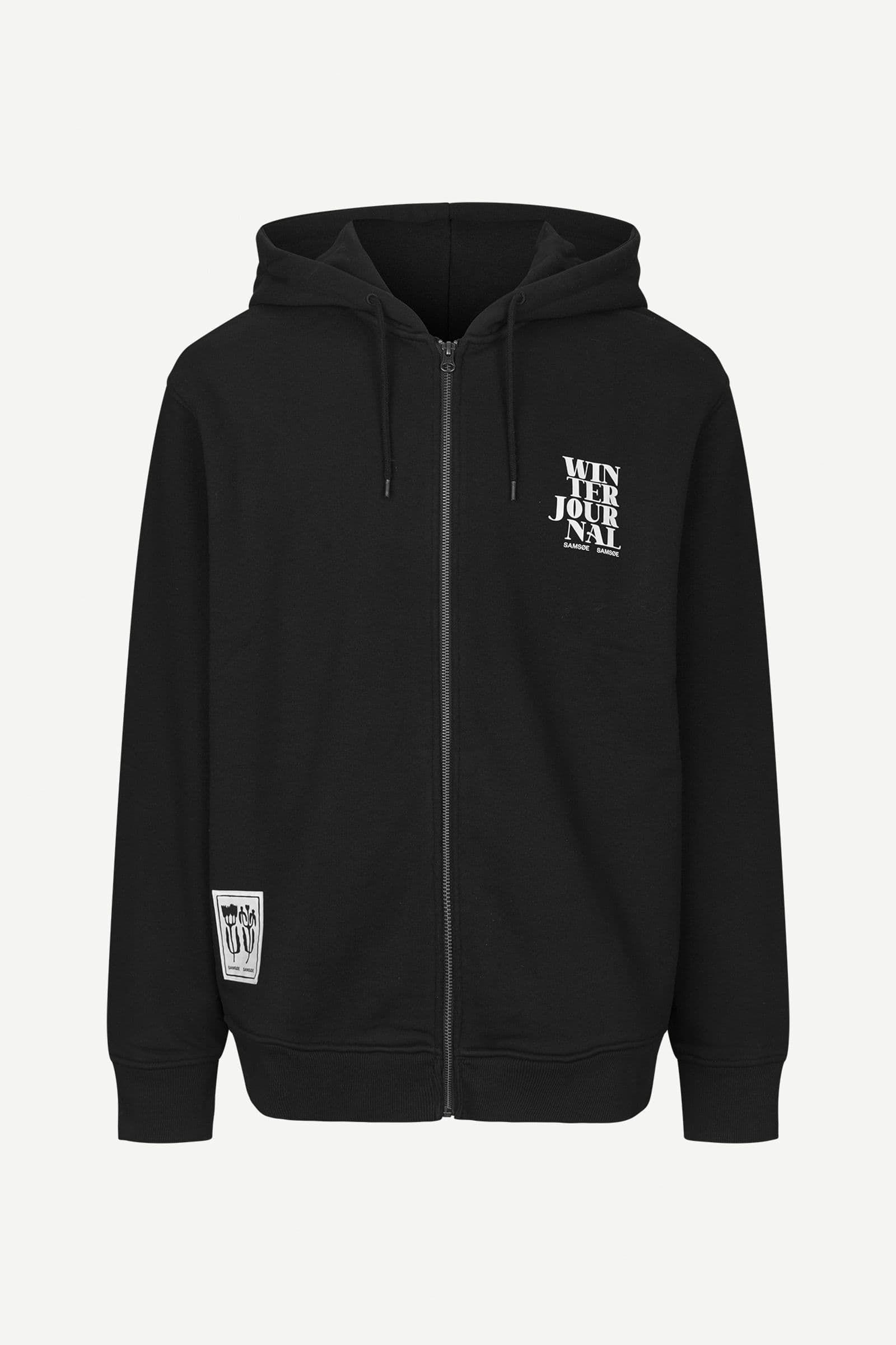 Sajournal zip hoodie 15379 Black