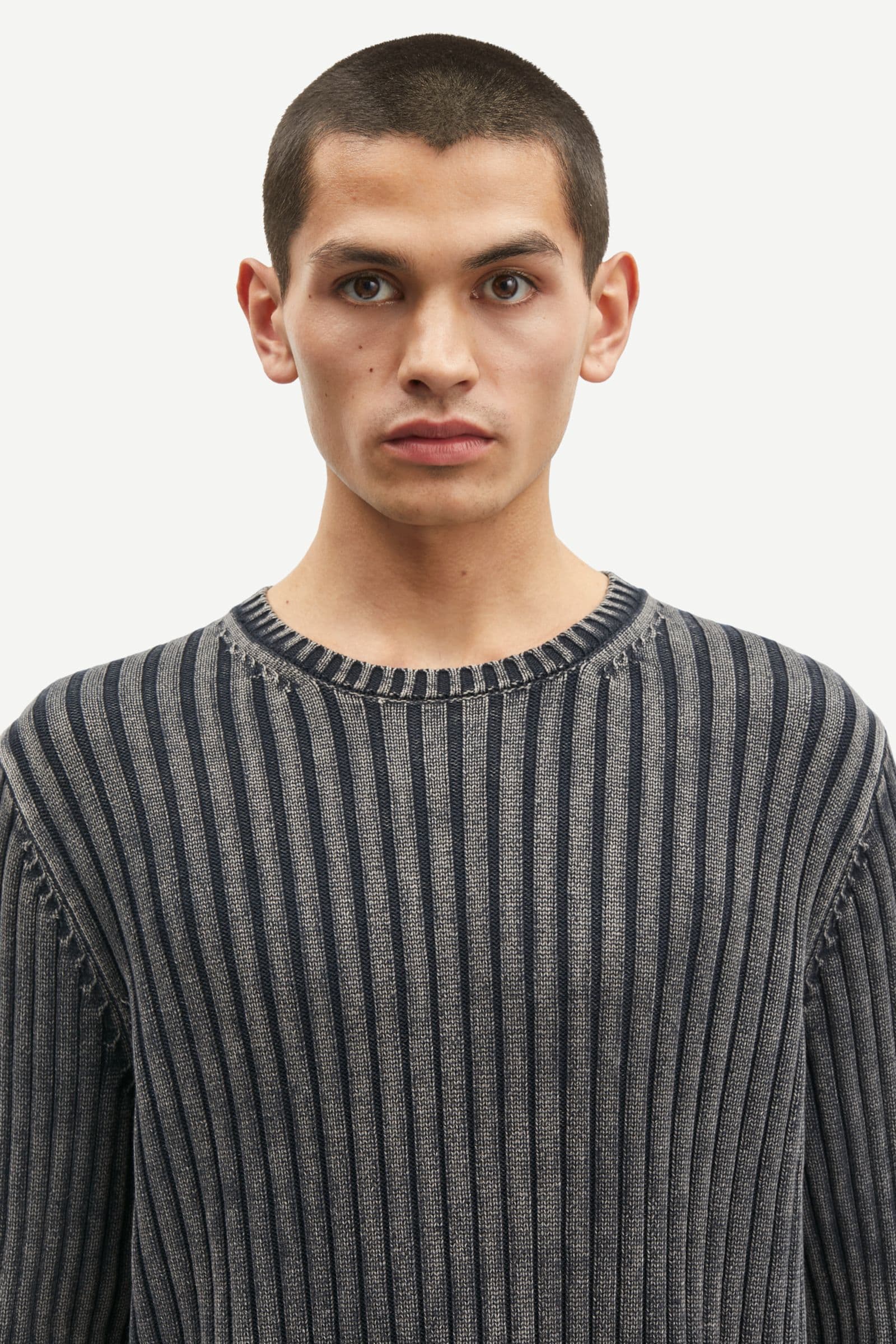 Saroman rib sweater 15358 Washed Black