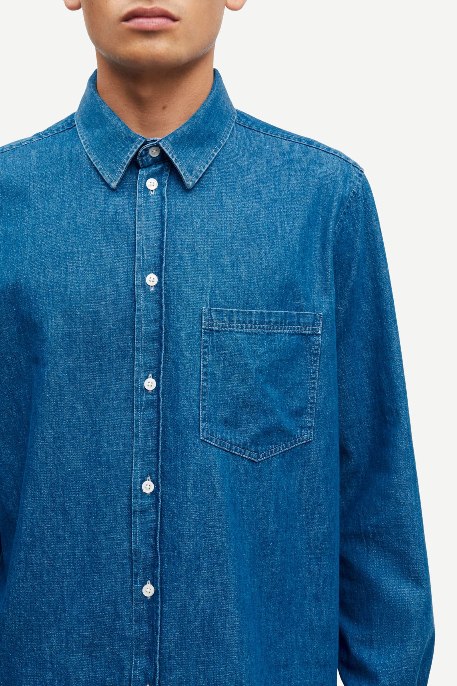 Saryan P shirt 15248 Light Chambray