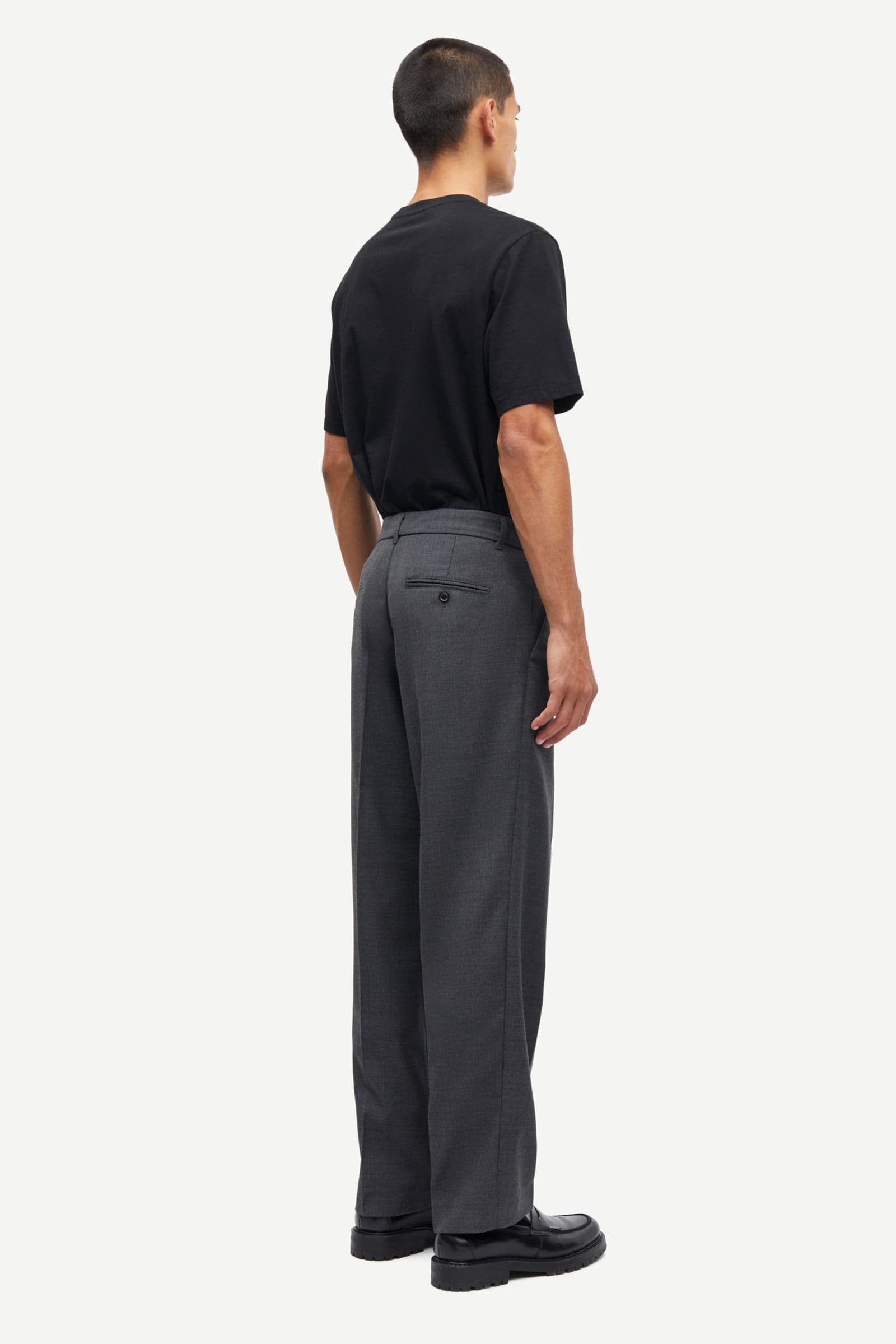 Sanoah trousers 15350 Dark Grey Mel.