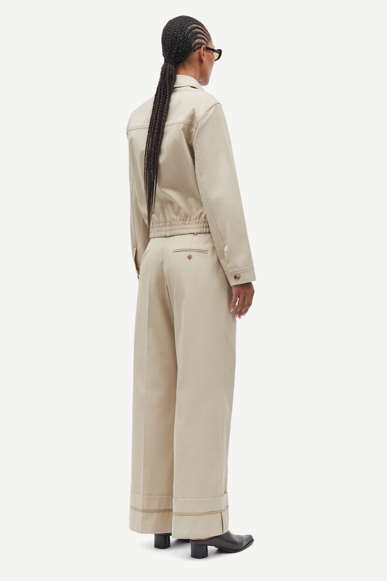 Saesmella trousers 15542 White Pepper