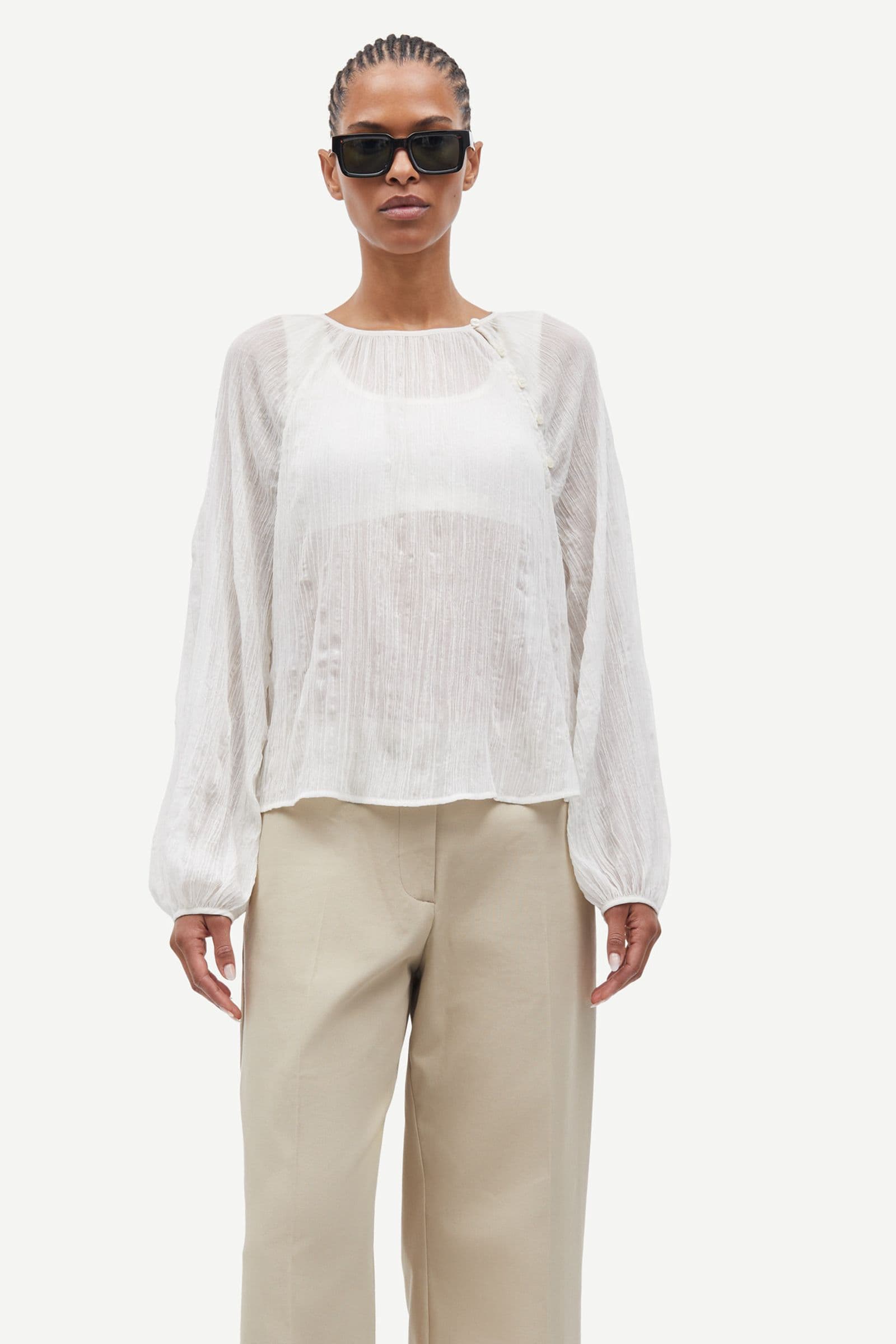 Savira blouse 15539 Egret