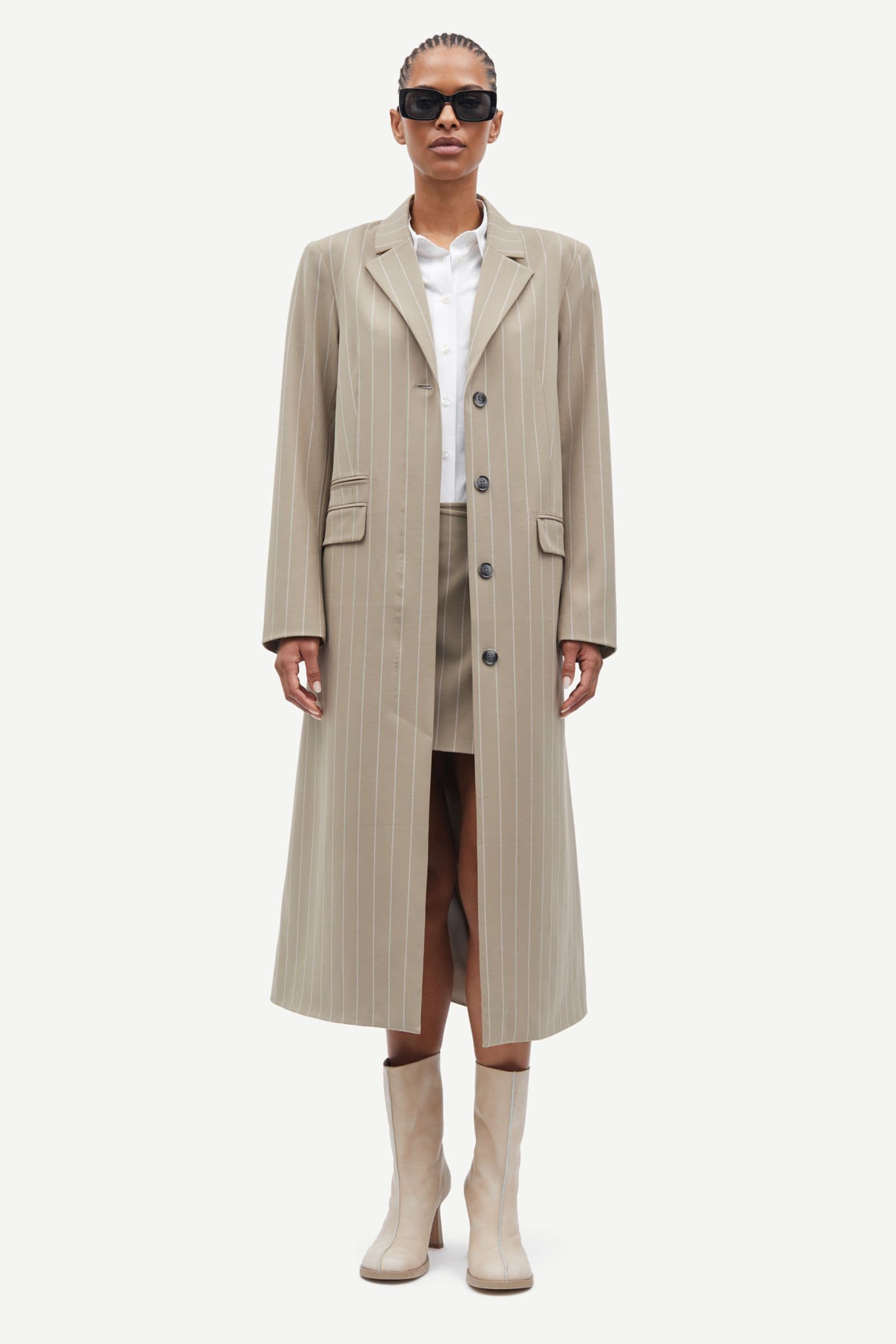 Safallon coat 15547 Greige St.