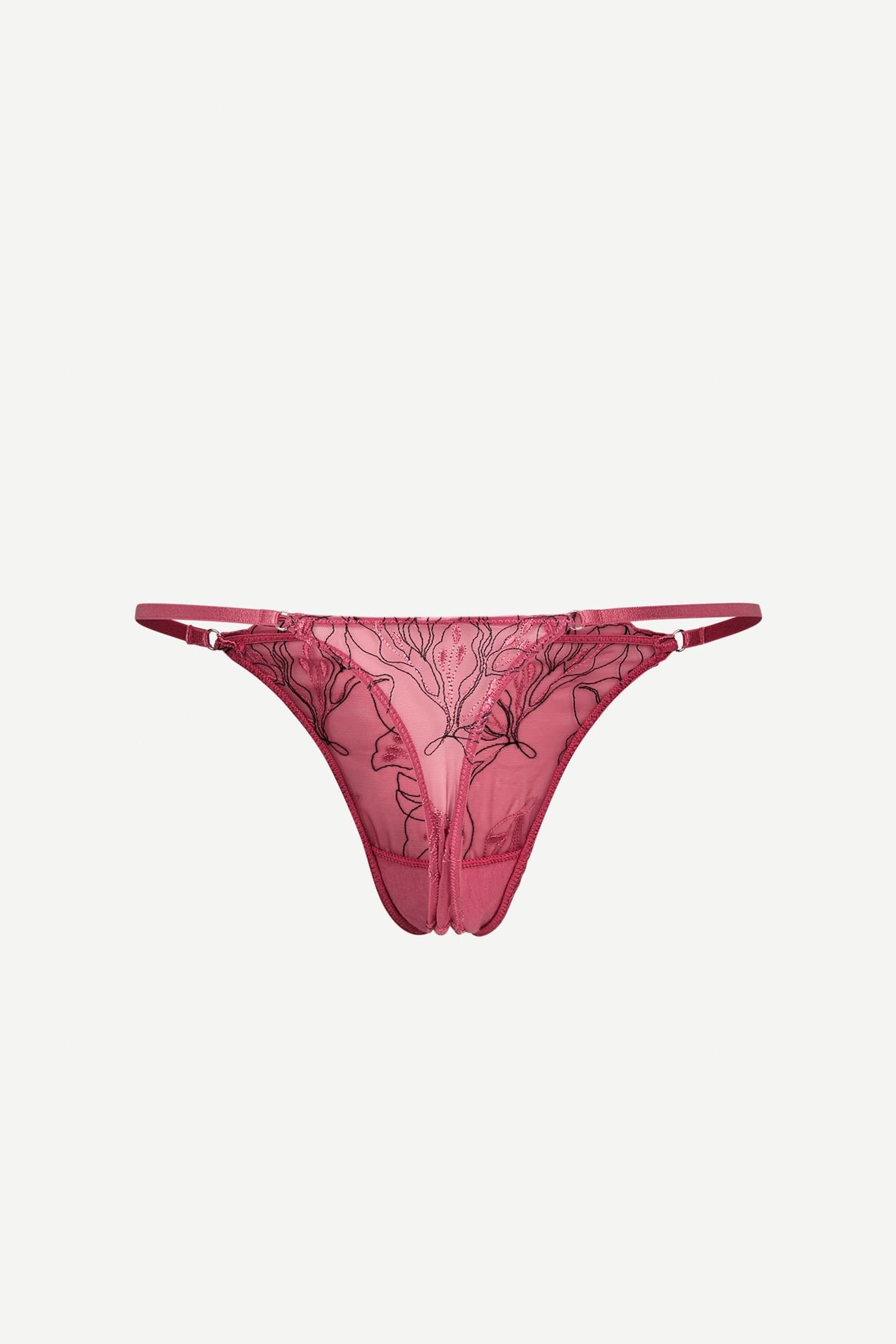 Saaudrey string 15578 Rose Wine Lace