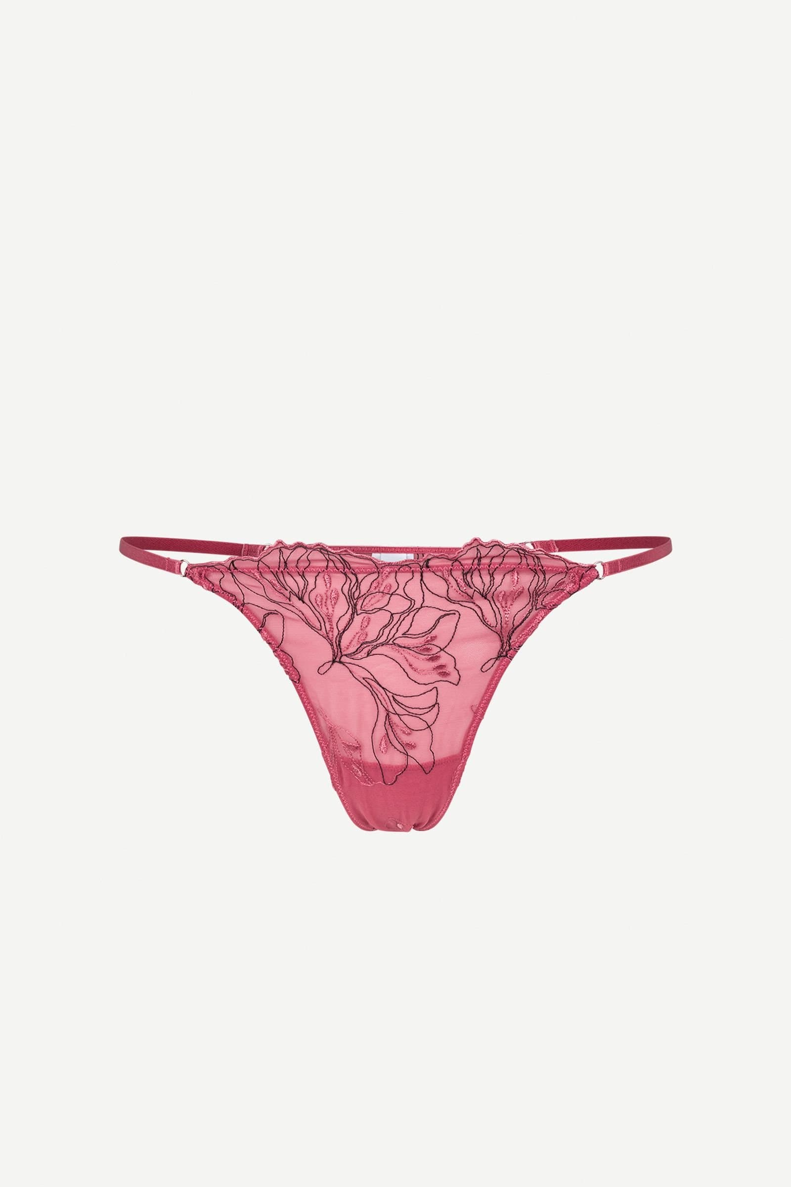 Saaudrey string 15578 Rose Wine Lace