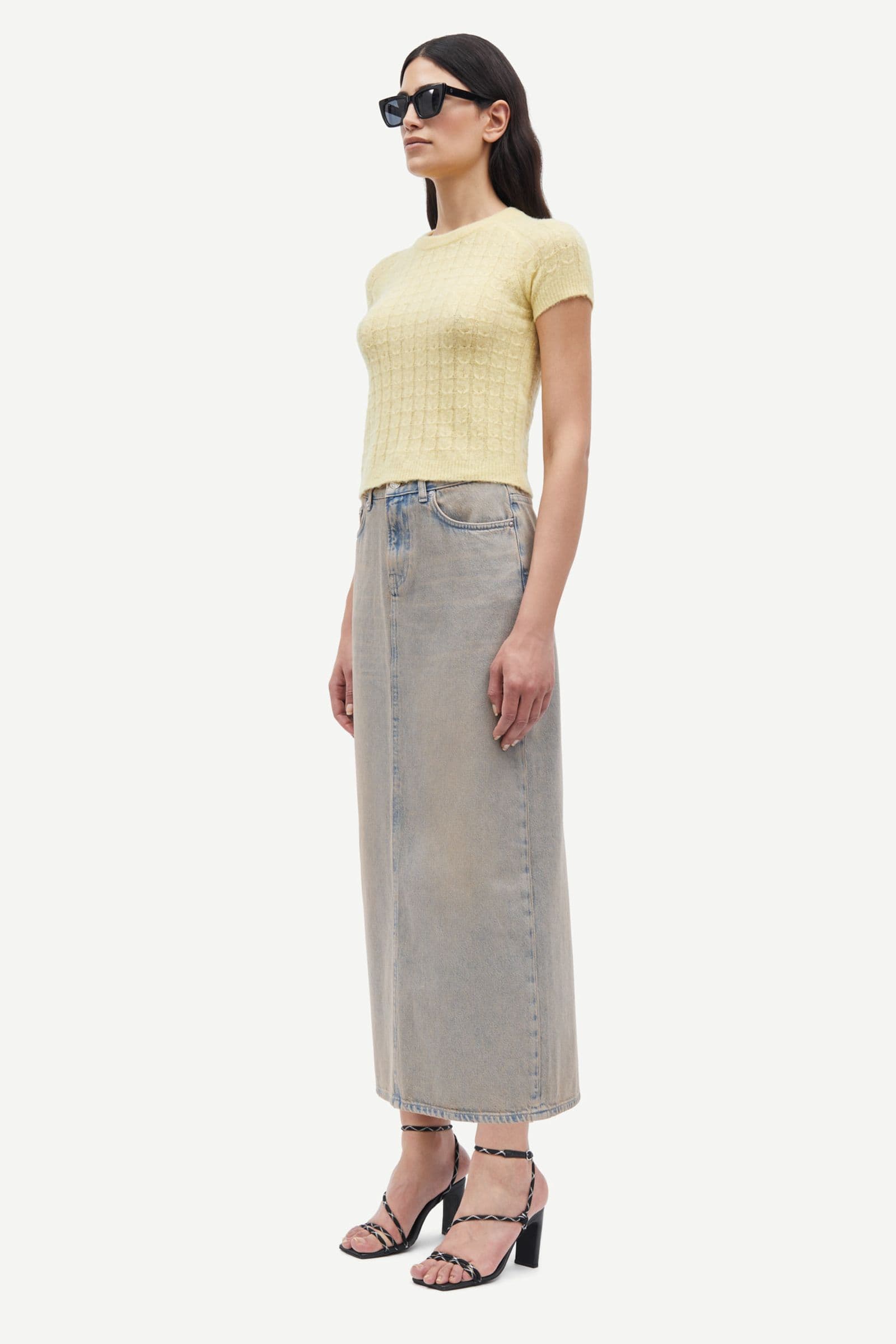 Saelsie long skirt 14811 Tinted earth