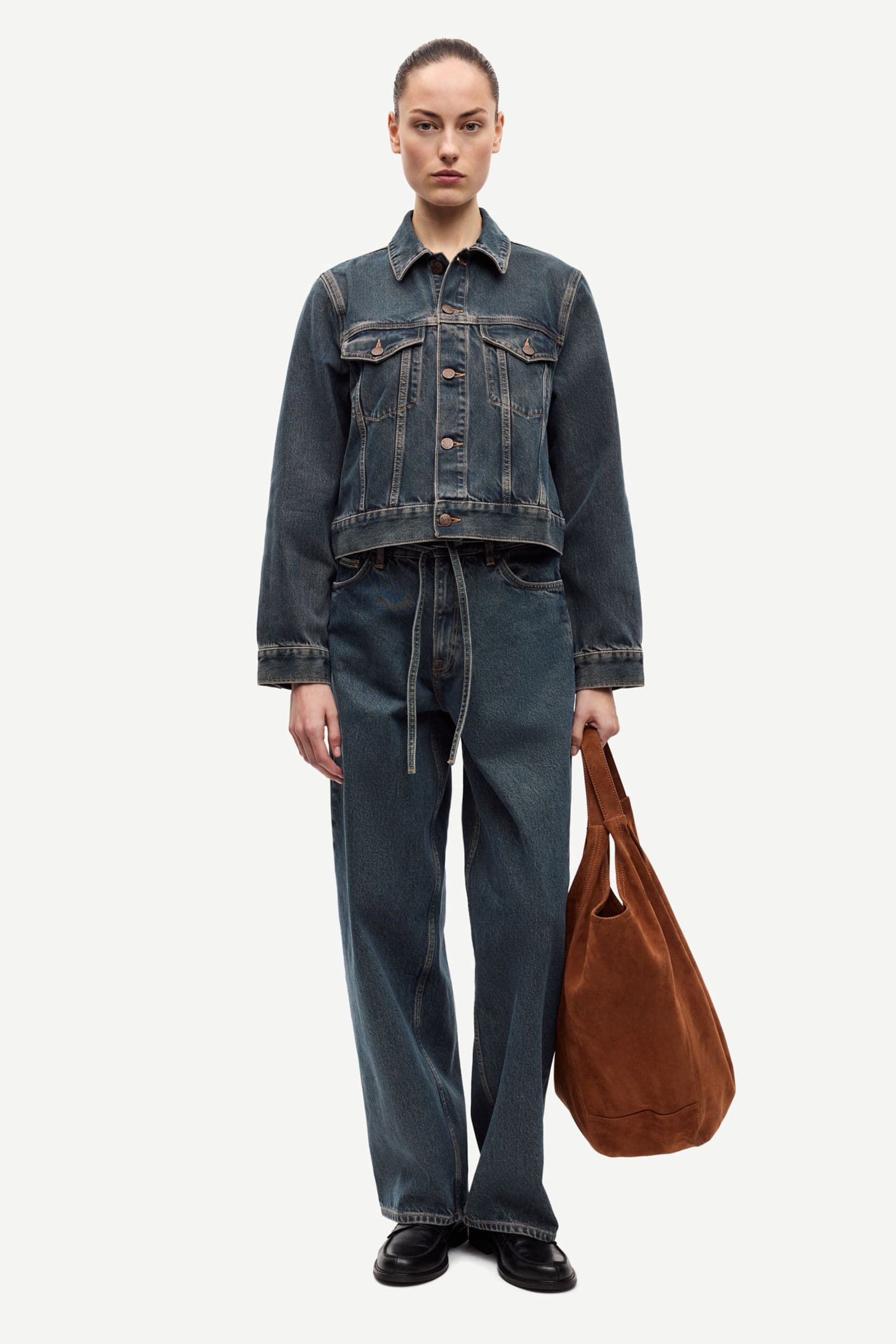 Saharper belt jeans 15767 Burnt Oak