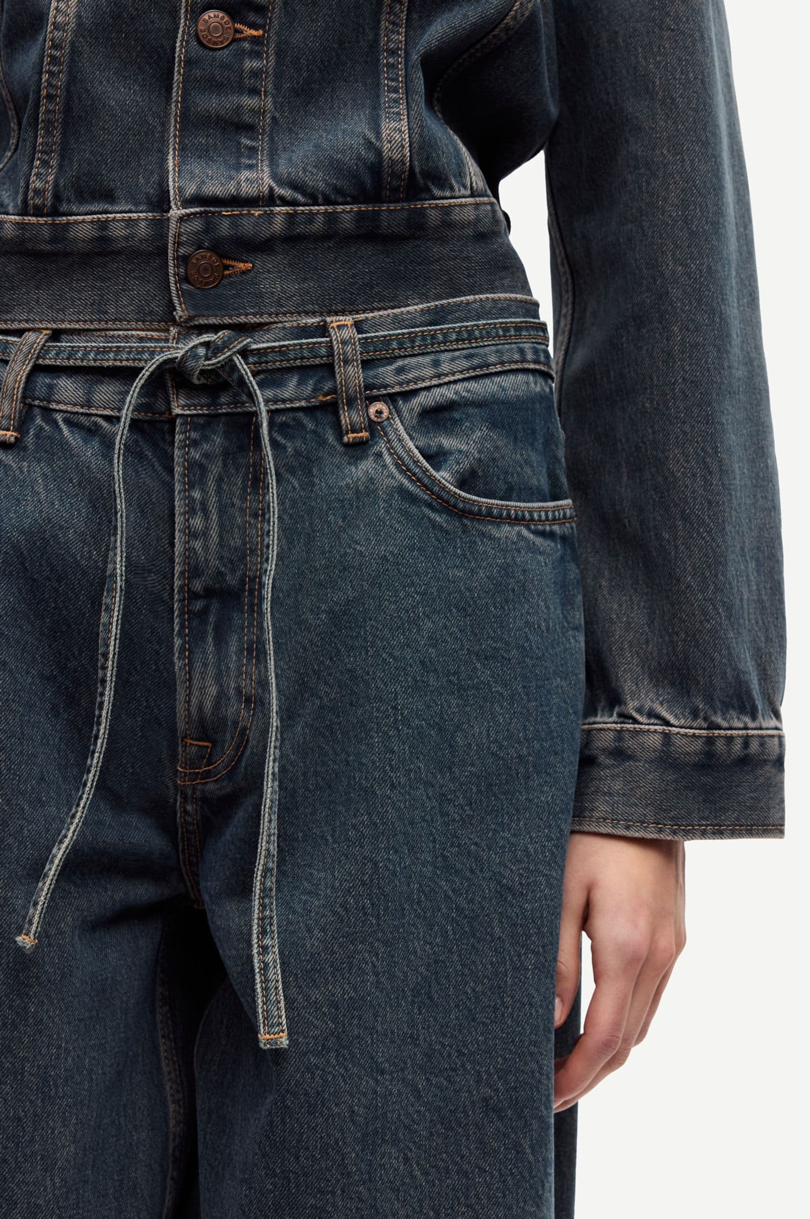 Saharper belt jeans 15767 Burnt Oak