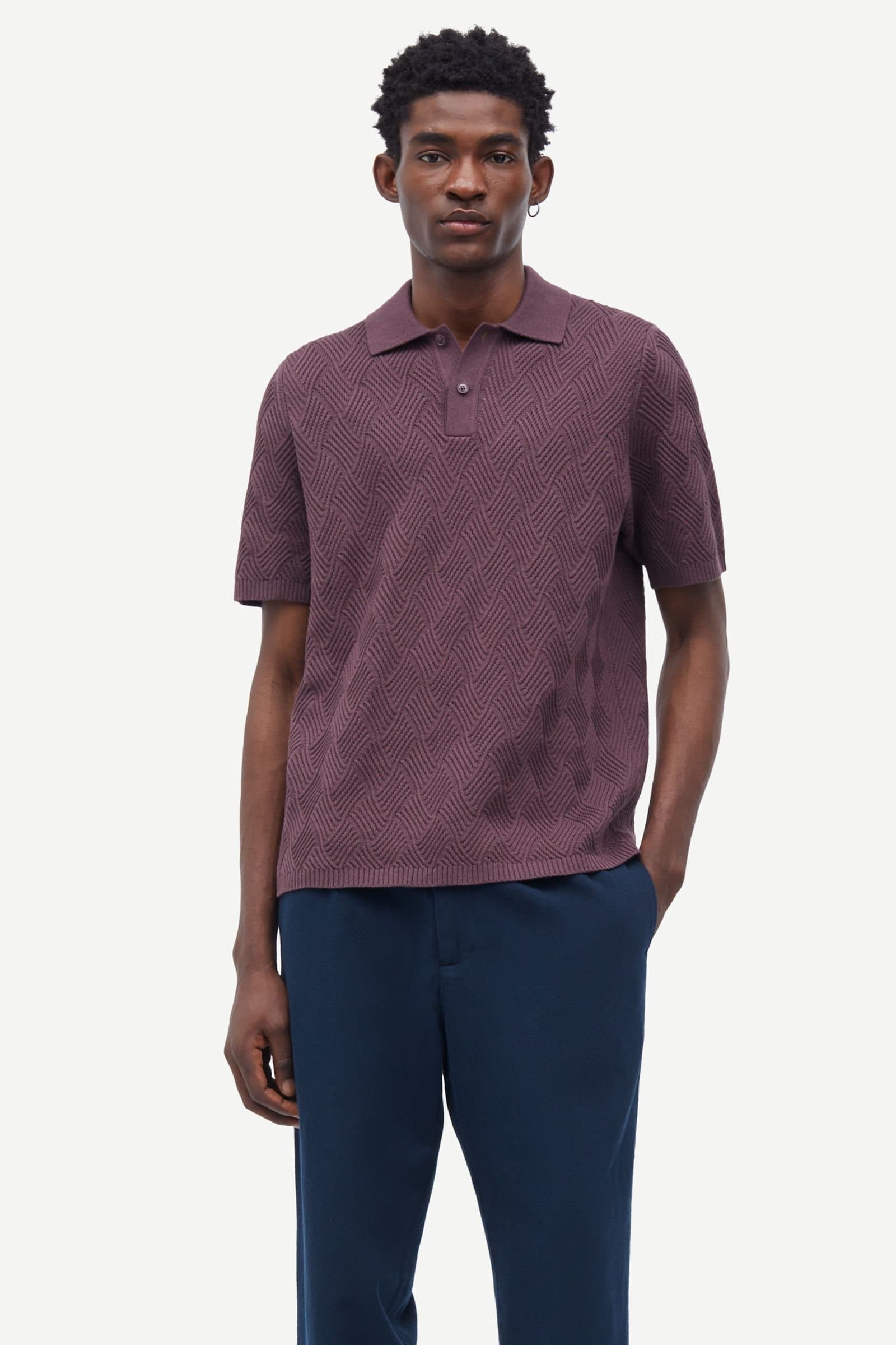 Safinn ss polo 12923 Raisin