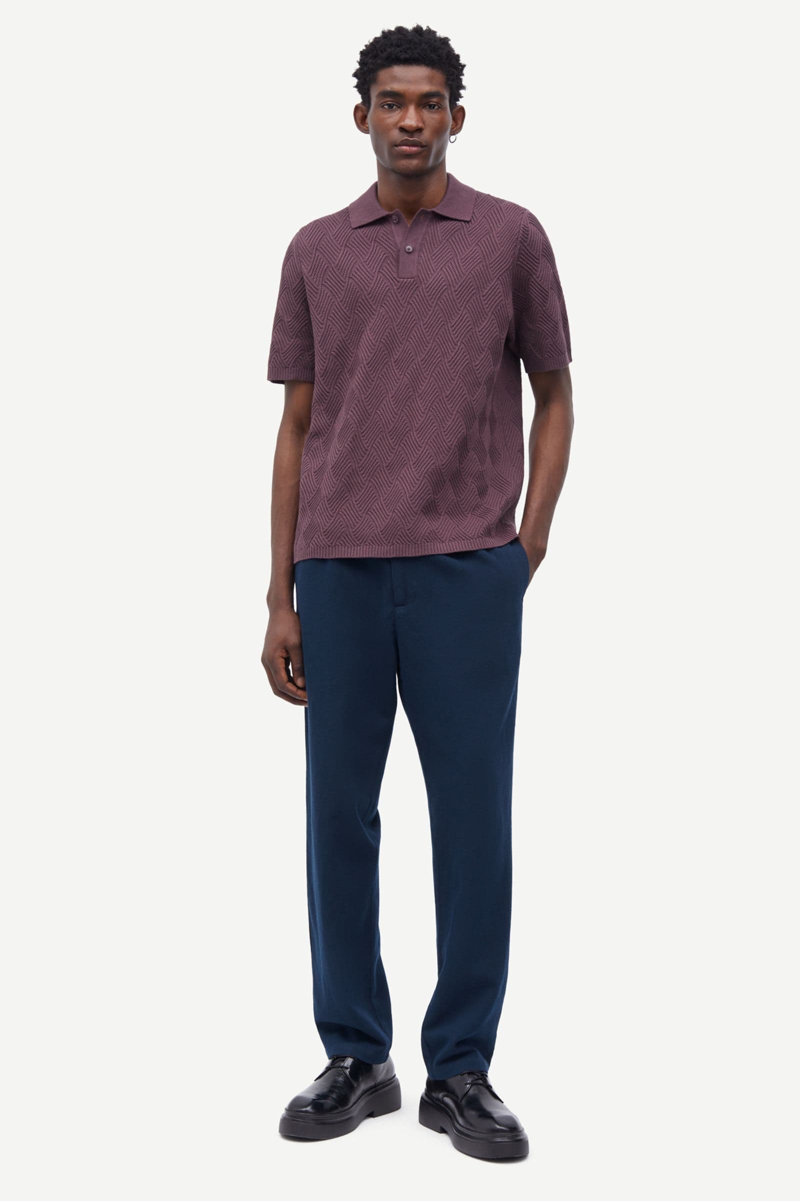 Safinn ss polo 12923 Raisin