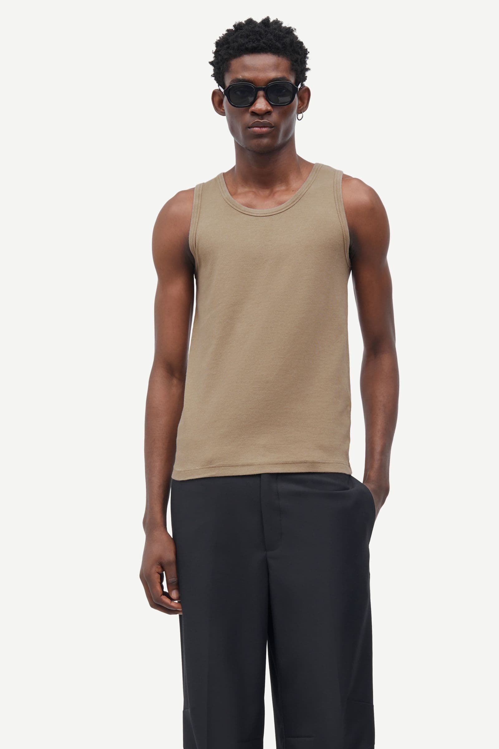 Salars tank top 15474 Greige