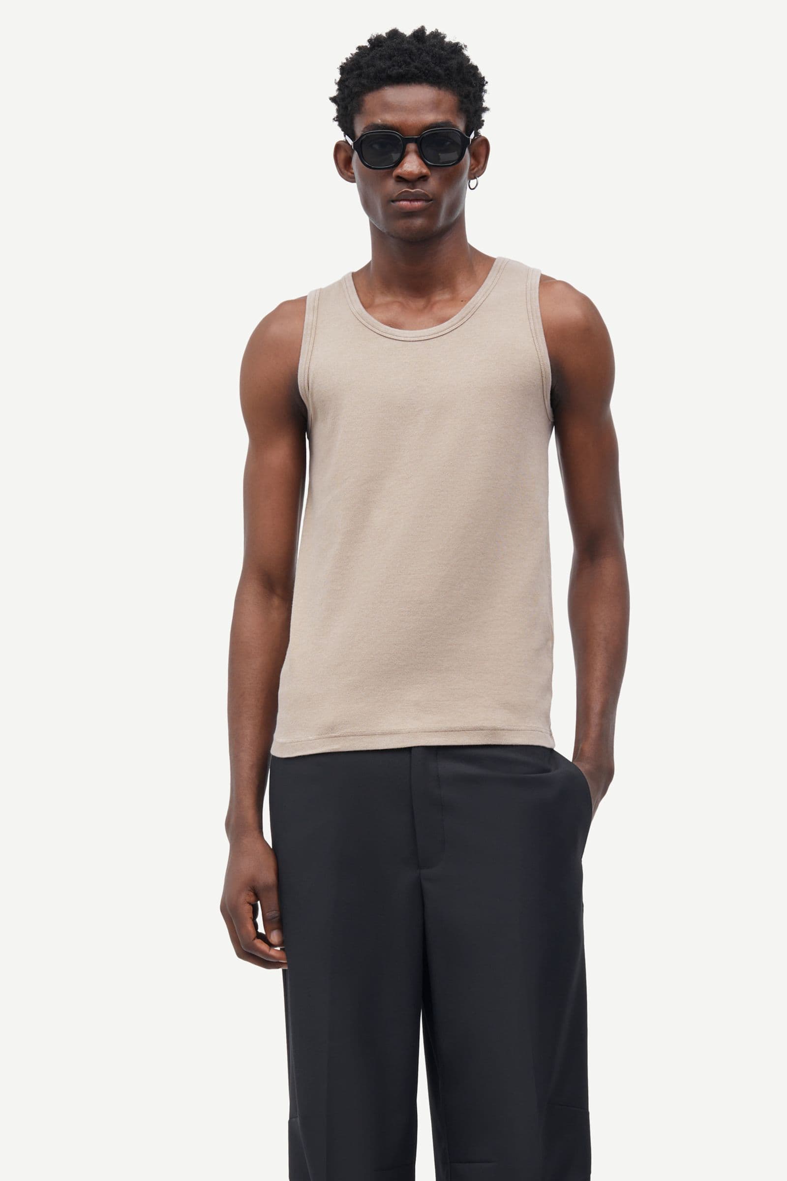 Salars tank top 15474 Greige