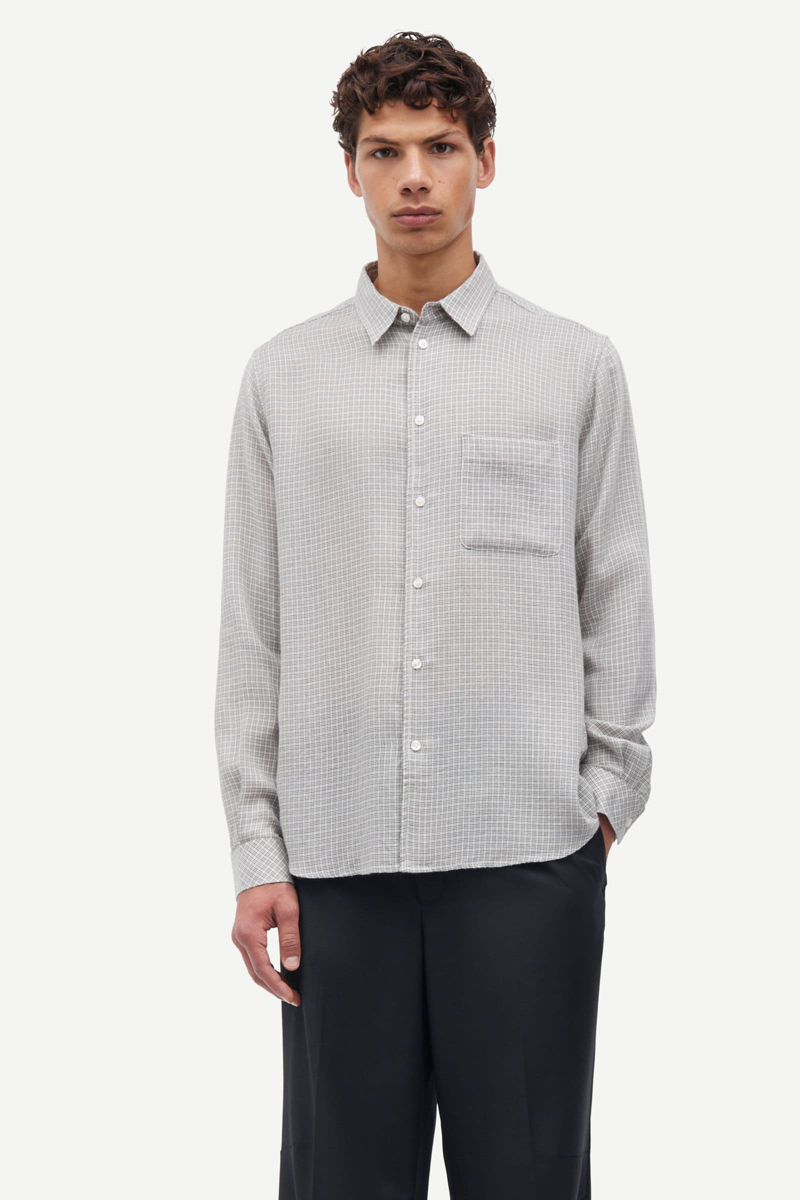 Saryan J shirt 15566 Clear cream ch