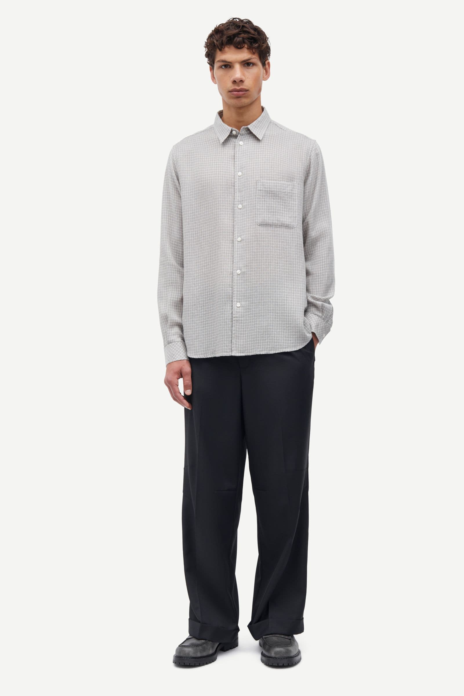 Saryan J shirt 15566 Clear cream ch