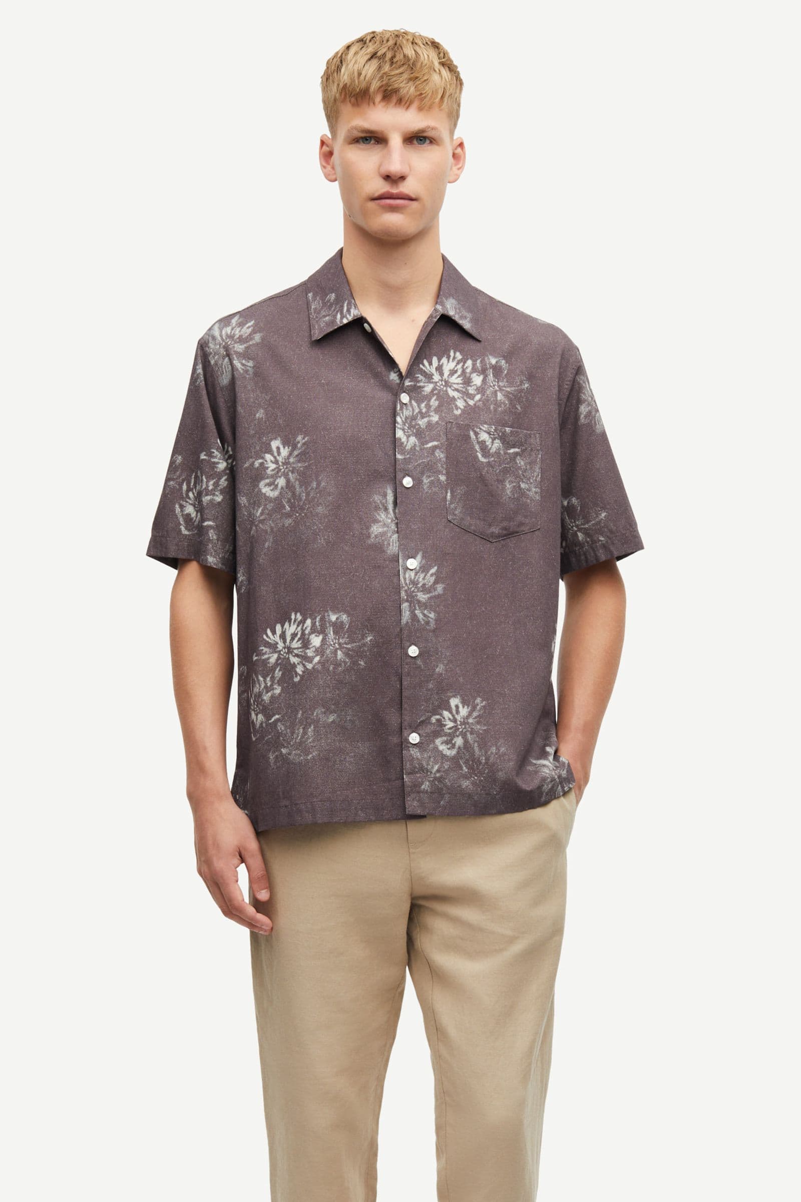 Saayo P shirt 15585 Fleur raisin