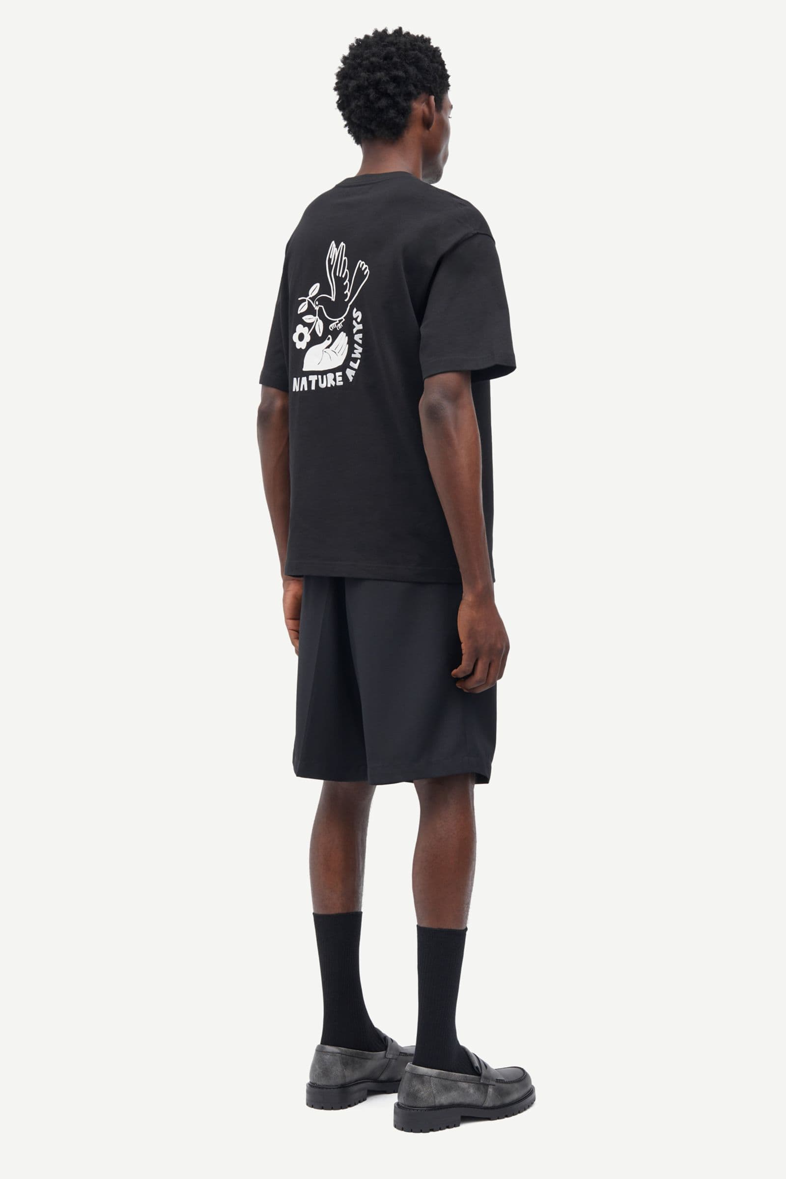 Sanature t-shirt 11725 Black nature