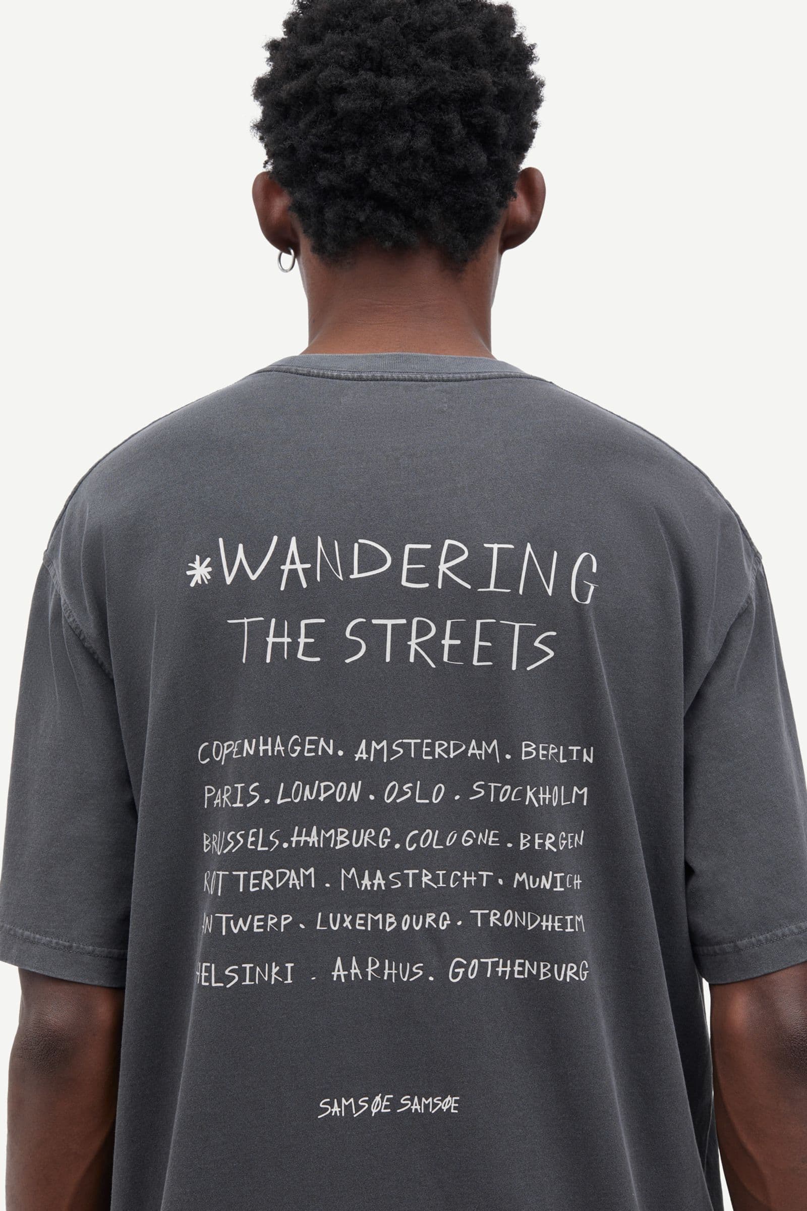 Sawandering t-shirt 15489 Black wandering