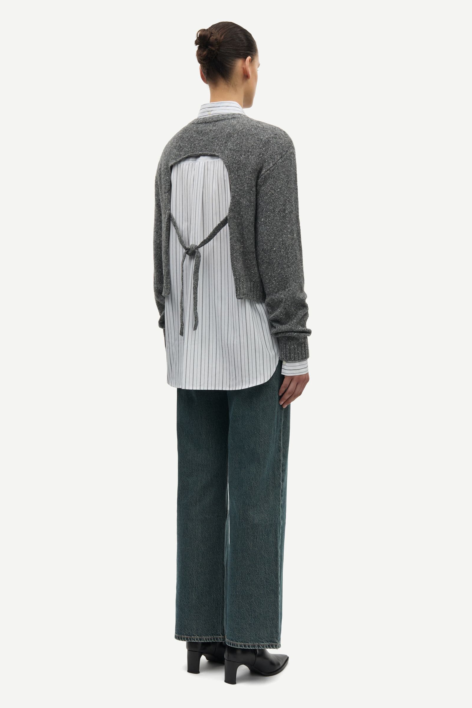 Salois sweater 15724 Dark Grey Mel.