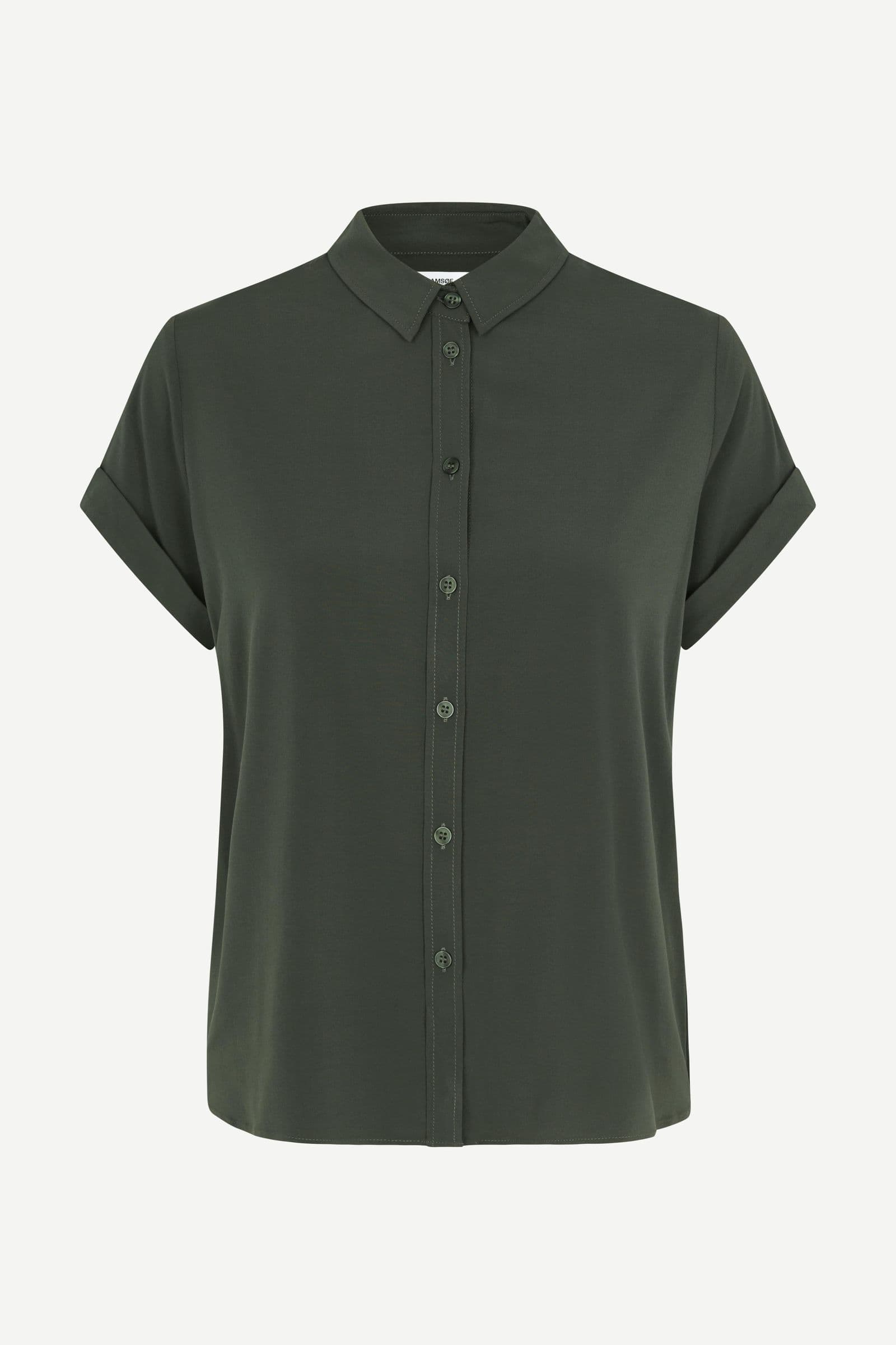 Majan ss shirt 9942 Dark Evergreen