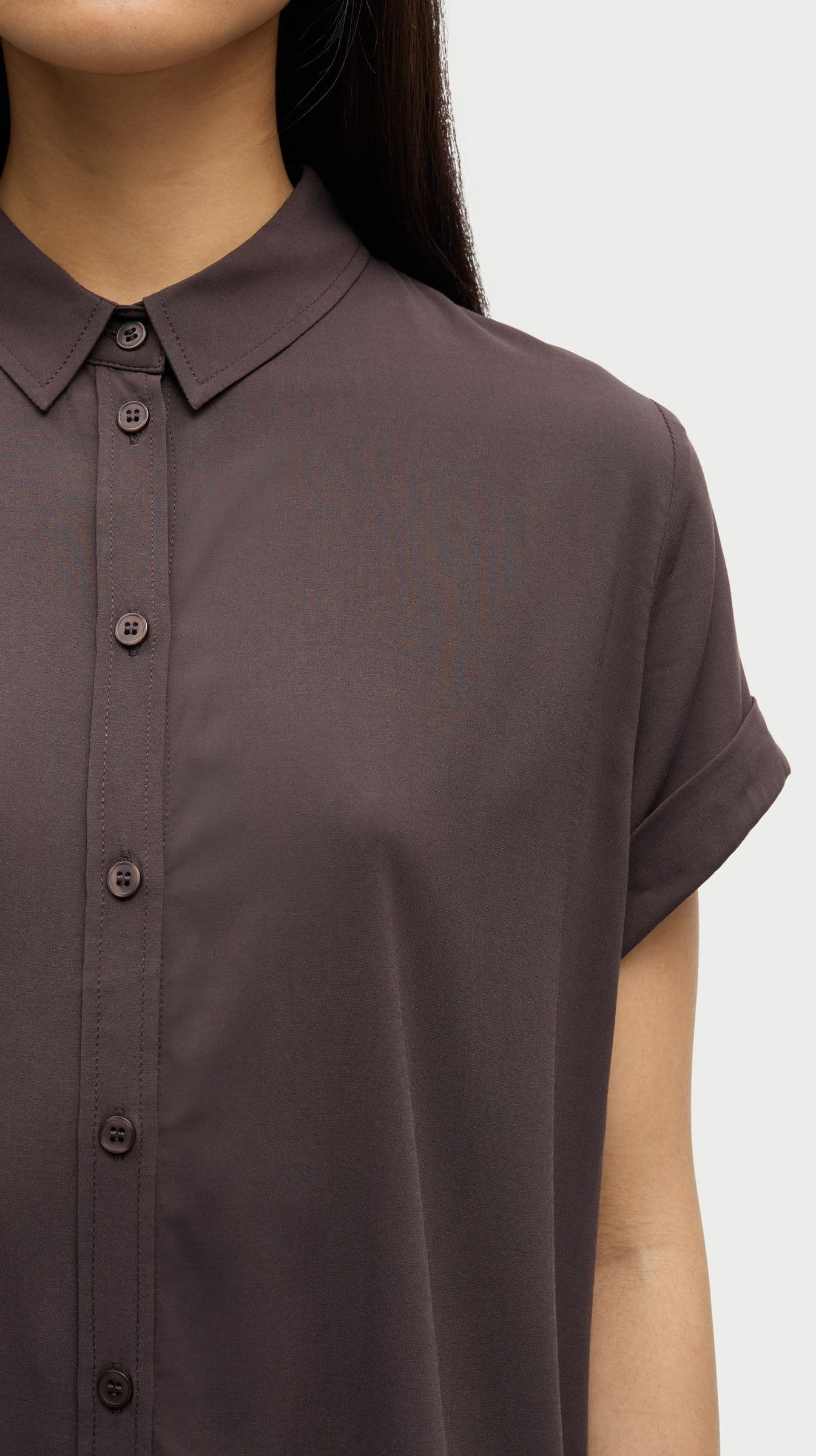 Majan ss shirt 9942 Black Coffee