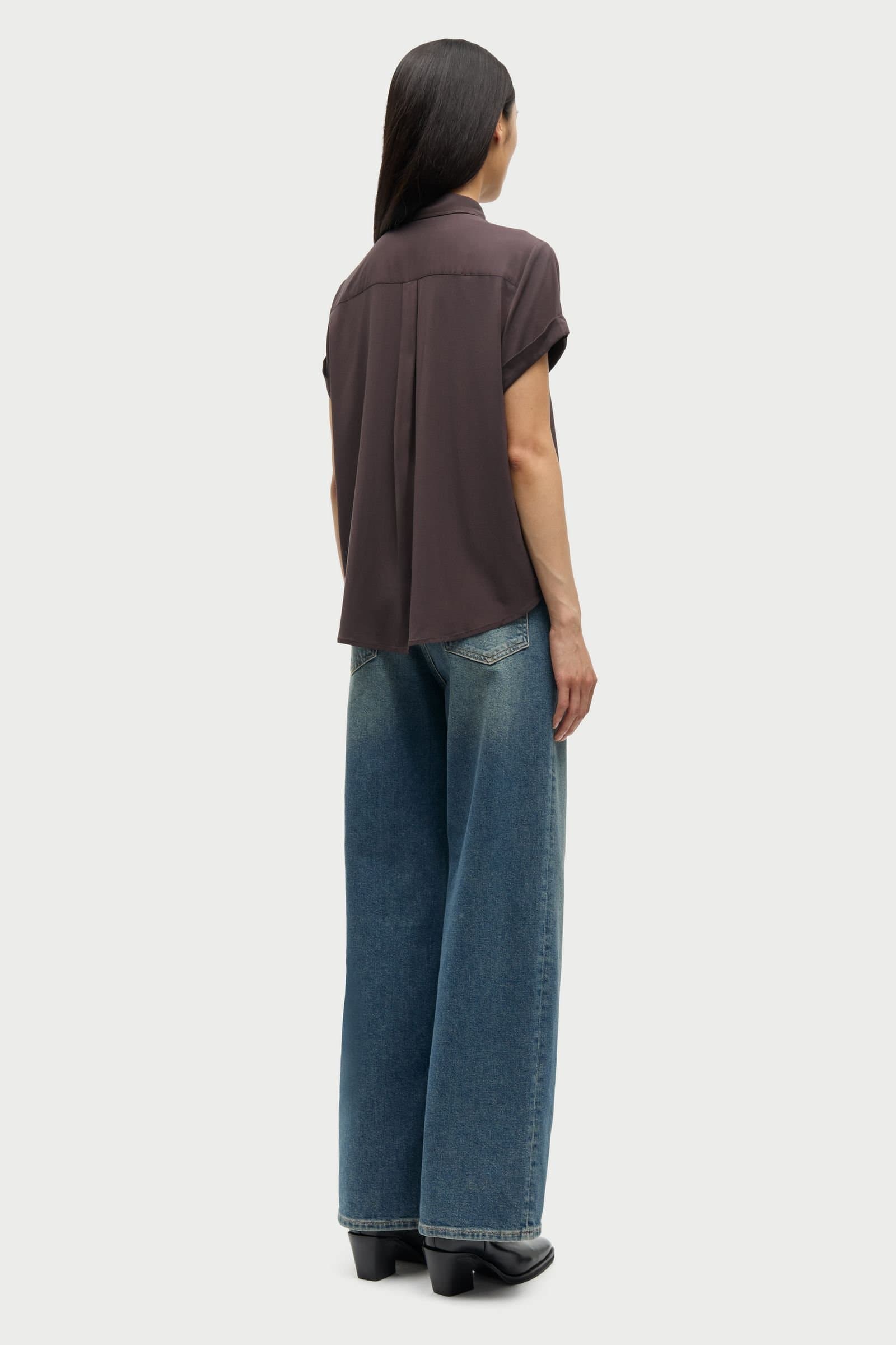 Majan ss shirt 9942 Black Coffee