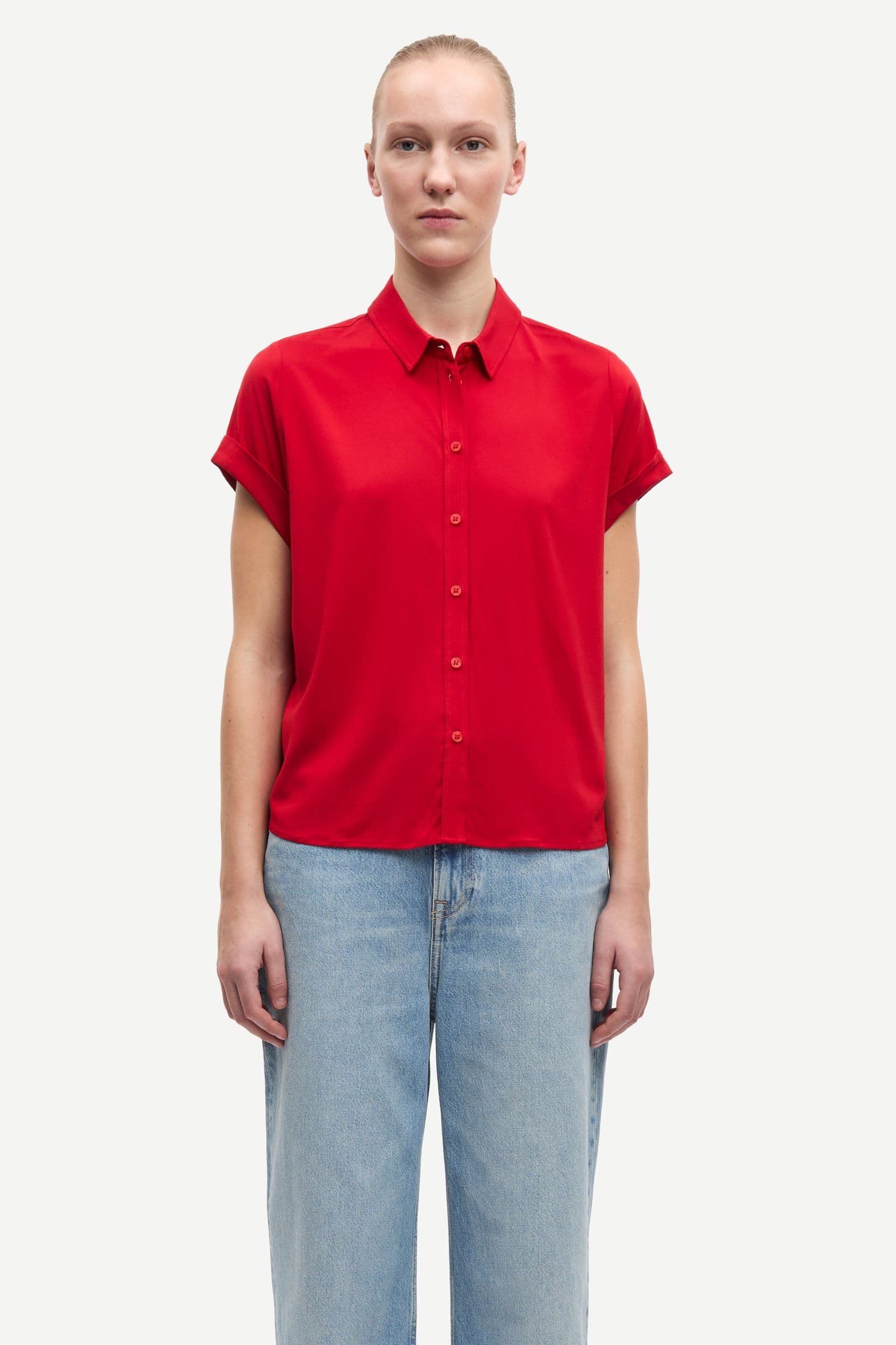 Majan ss shirt 9942 Haute Red