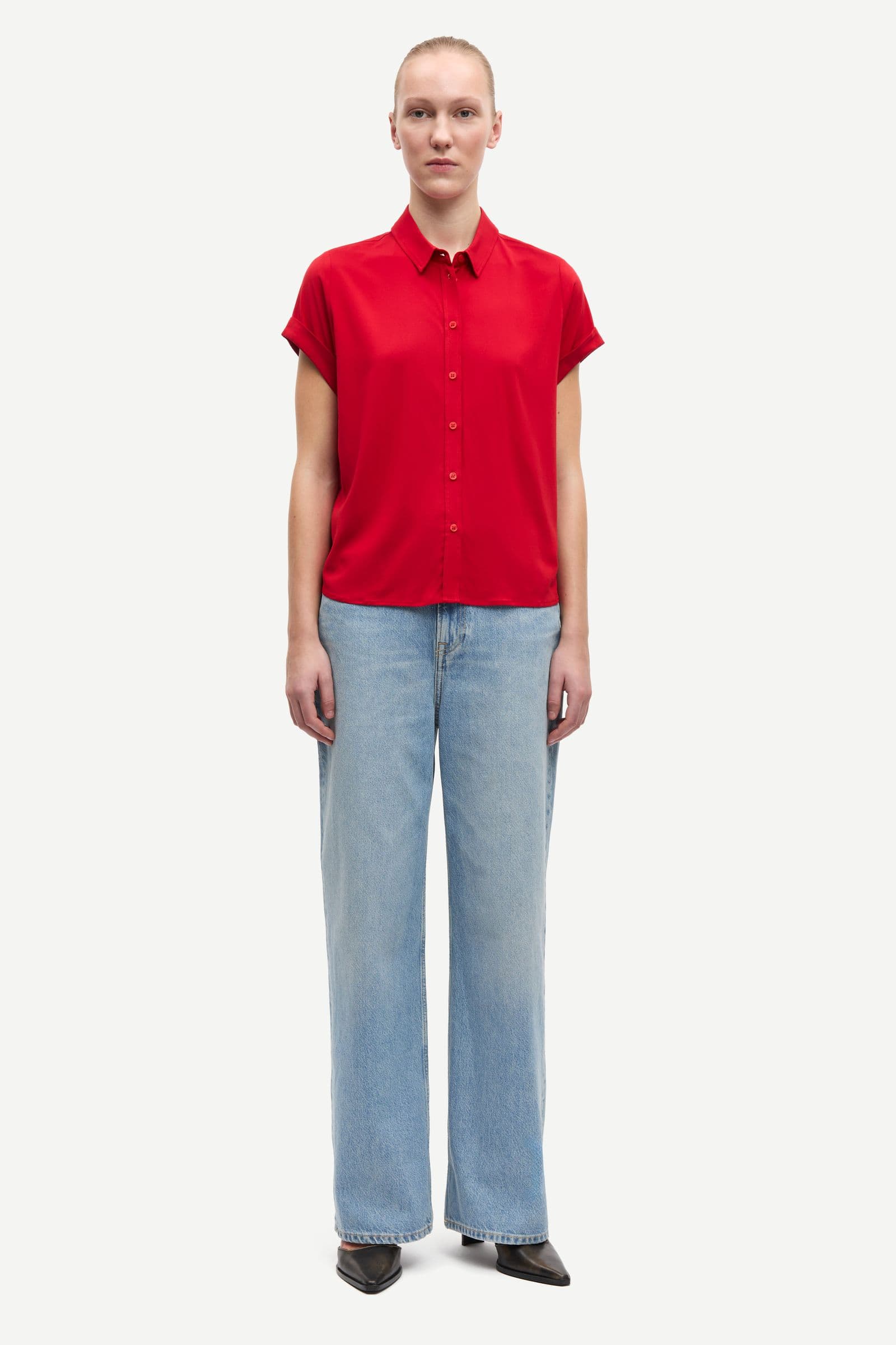 Majan ss shirt 9942 Haute Red