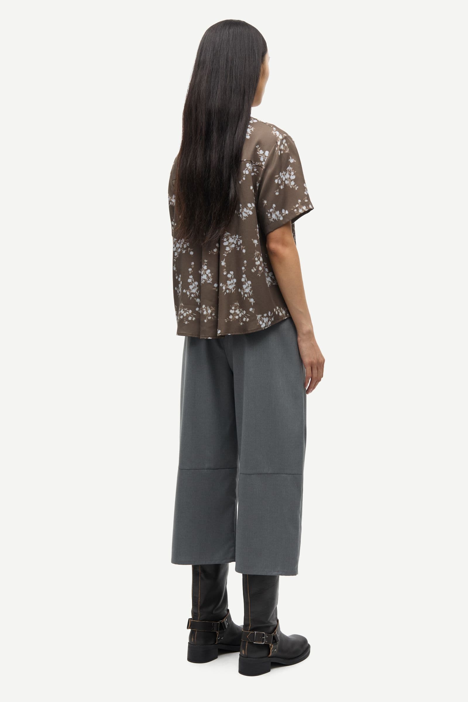 Mina ss shirt 14028 Blooming Brown