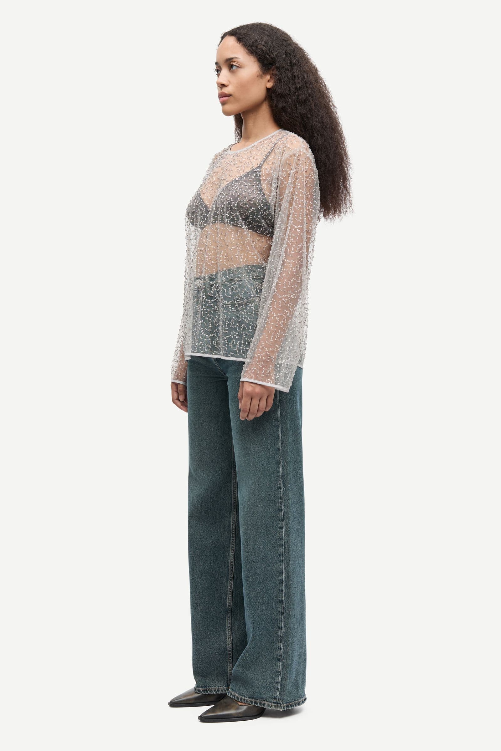 Samally blouse 15264 Pumice Stone