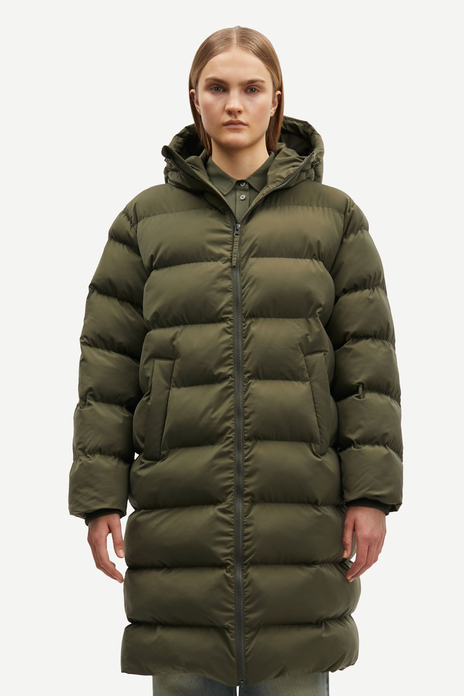 Saseran coat 12891 FOREST NIGHT