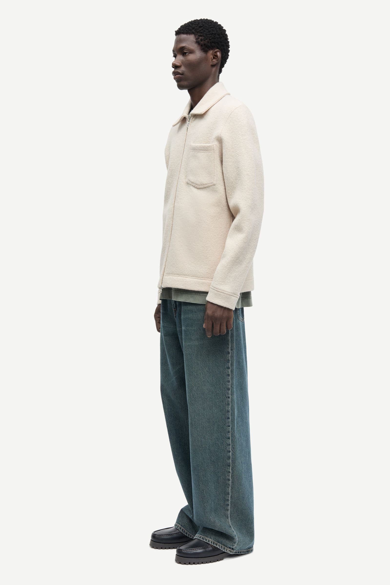 Hannes full zip 14612 Oatmeal