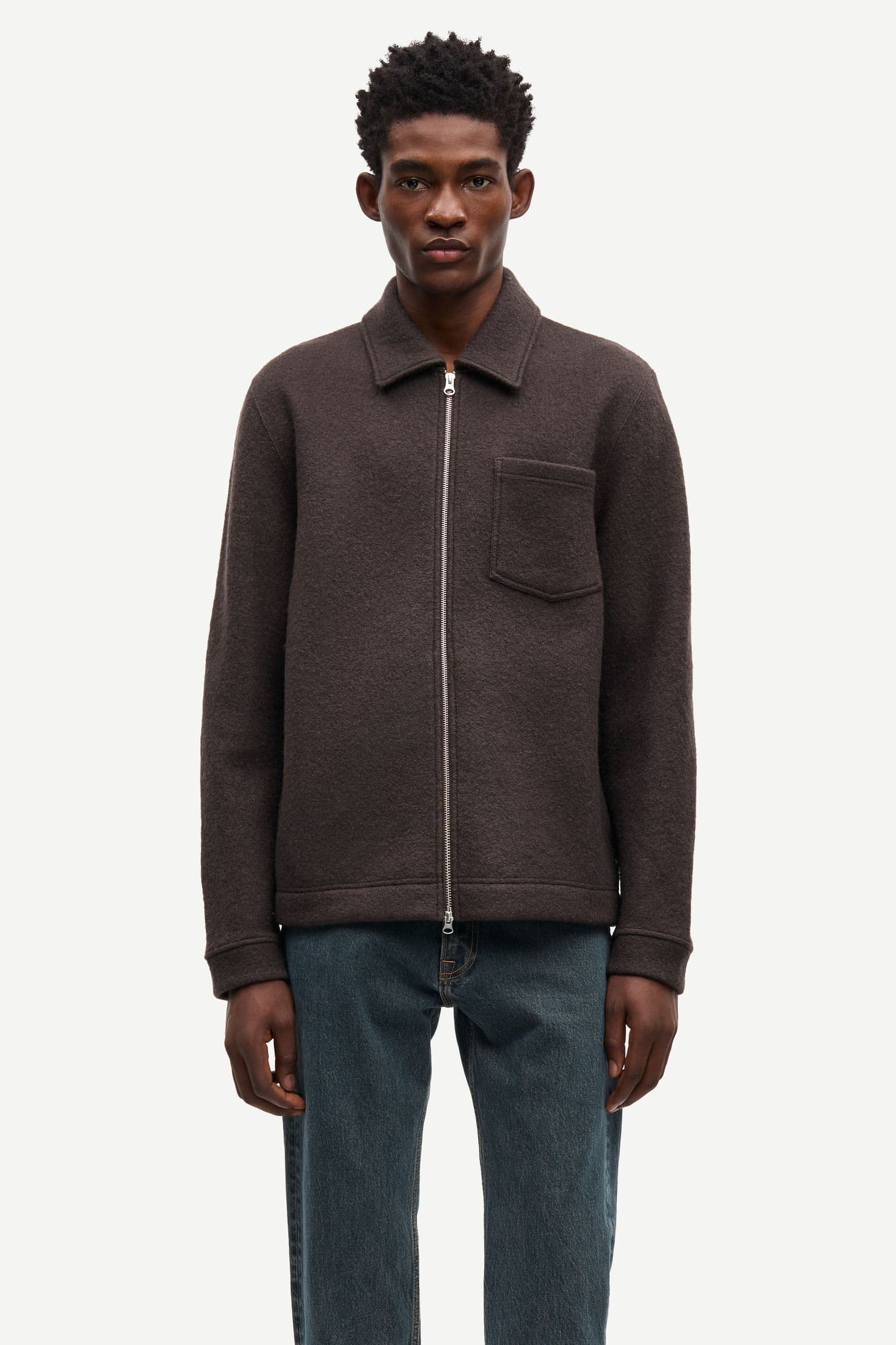 Hannes full zip 14612 Turkish Coffee