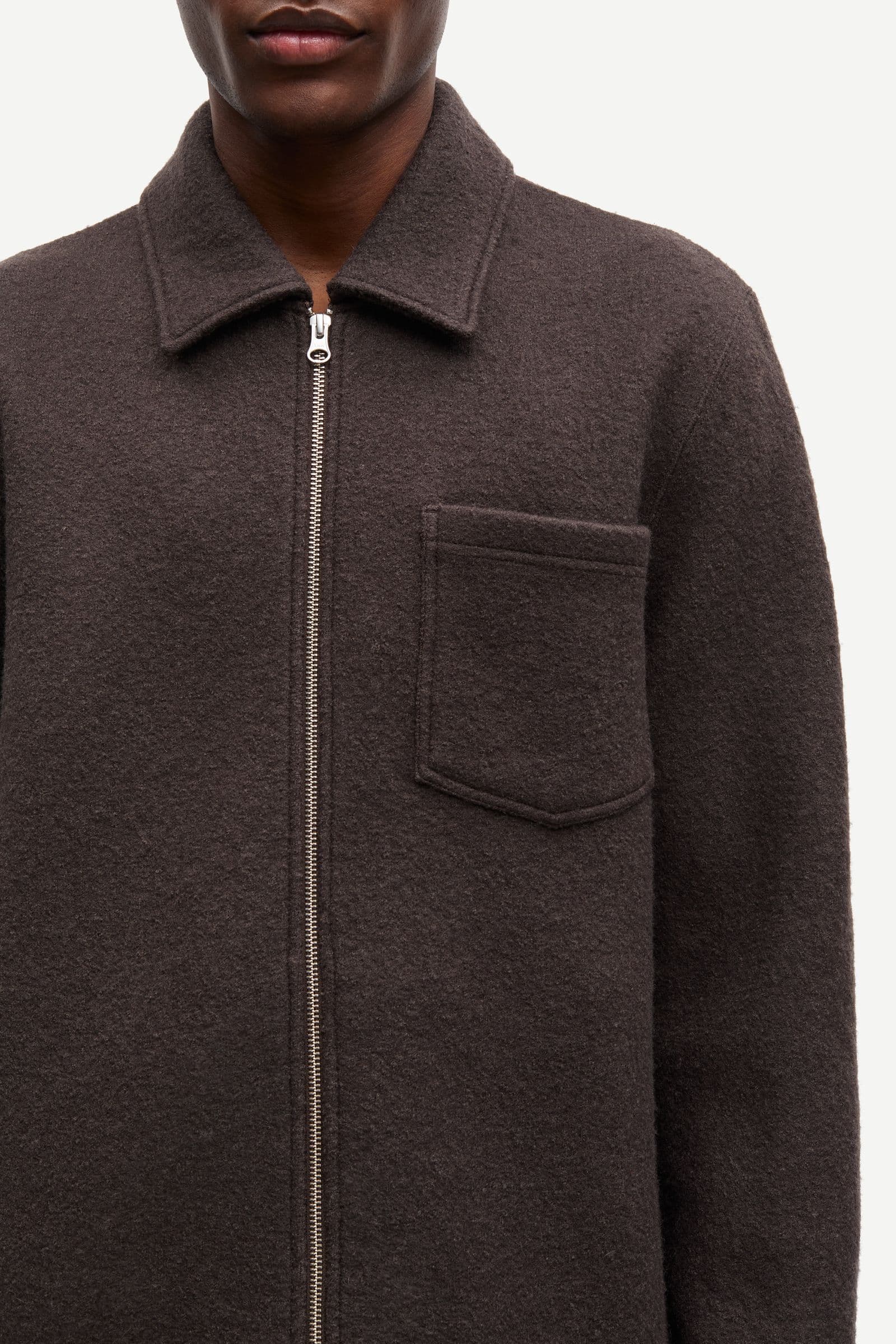 Hannes full zip 14612 Turkish Coffee