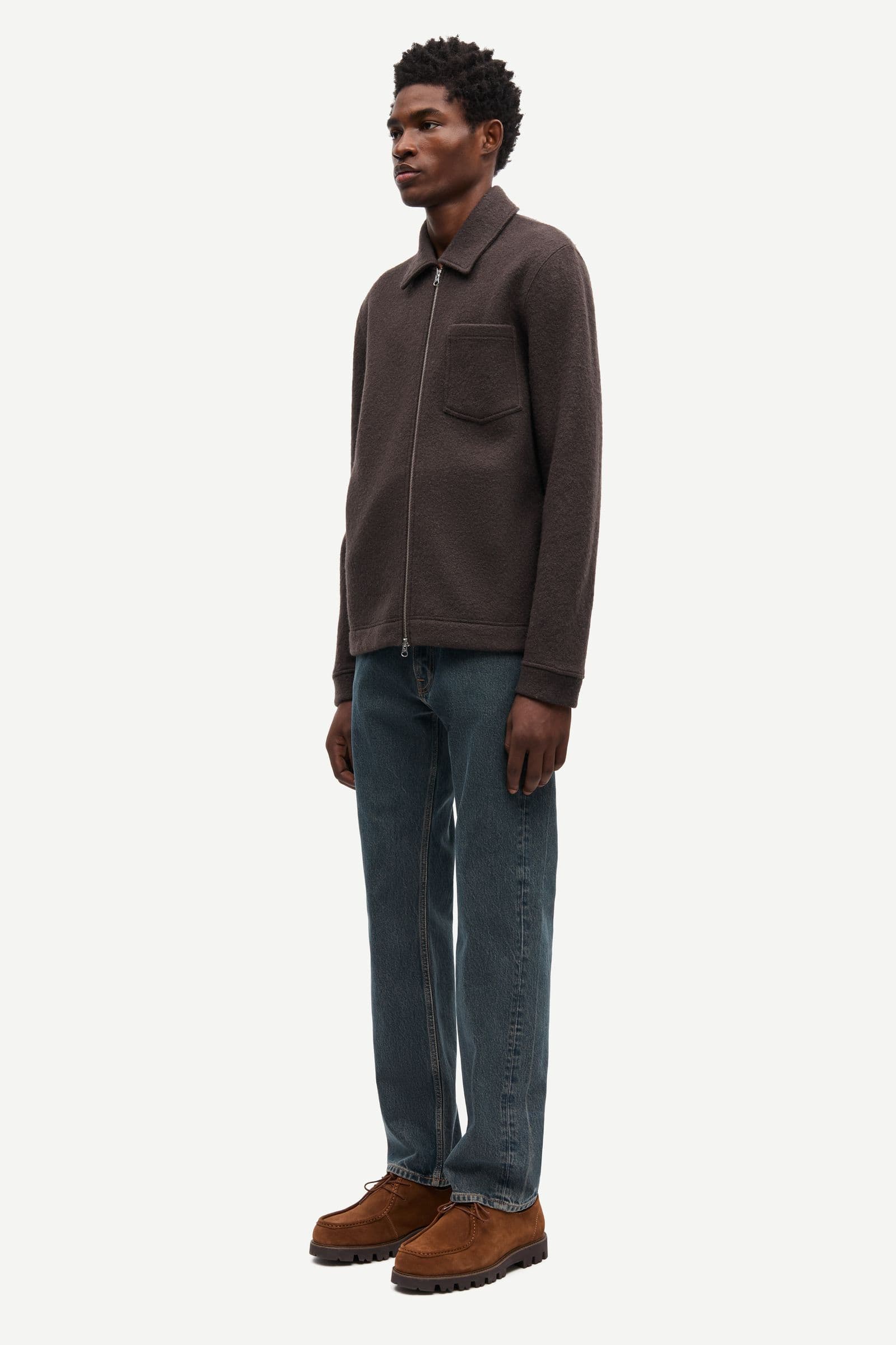 Hannes full zip 14612 Turkish Coffee