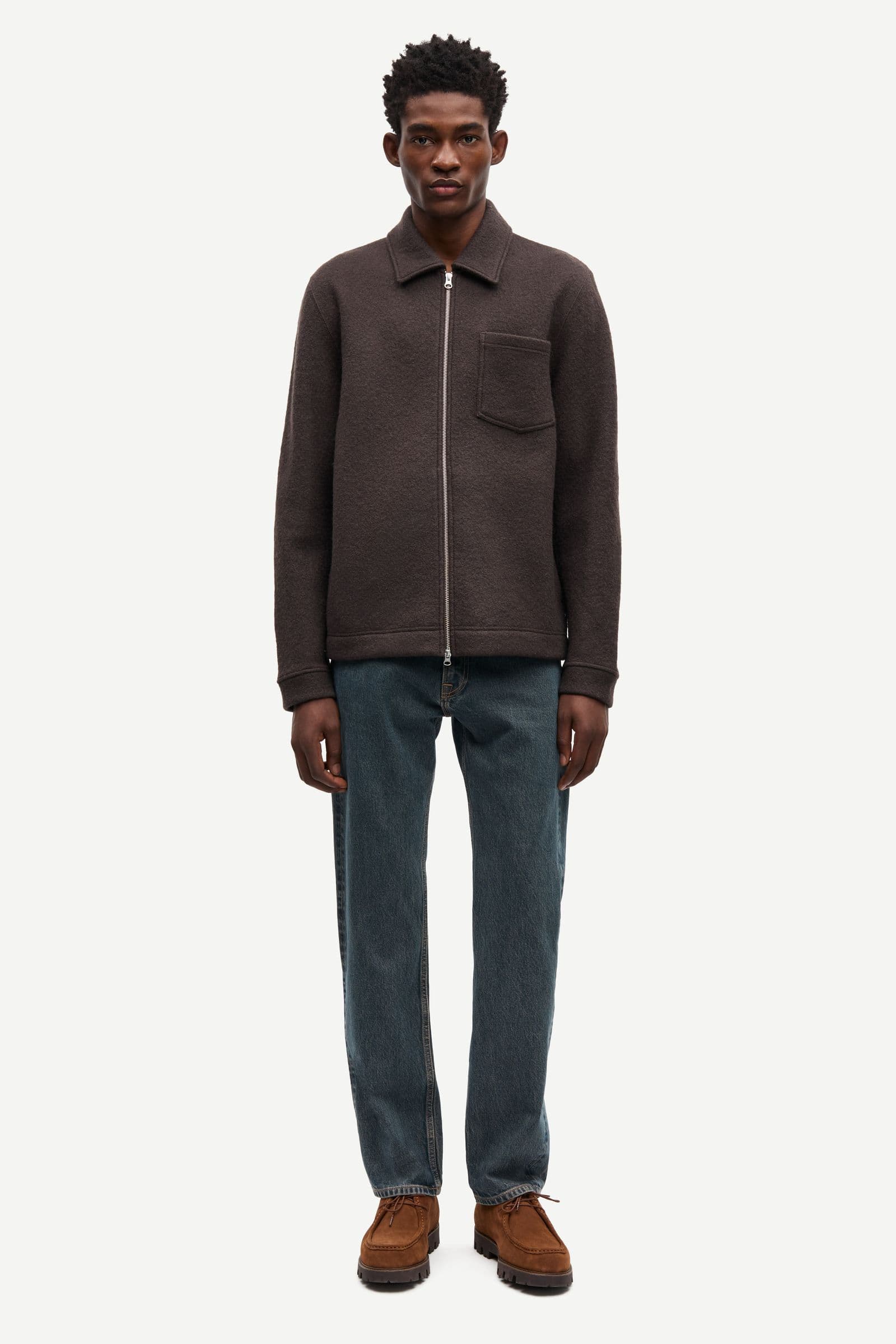 Hannes full zip 14612 Turkish Coffee