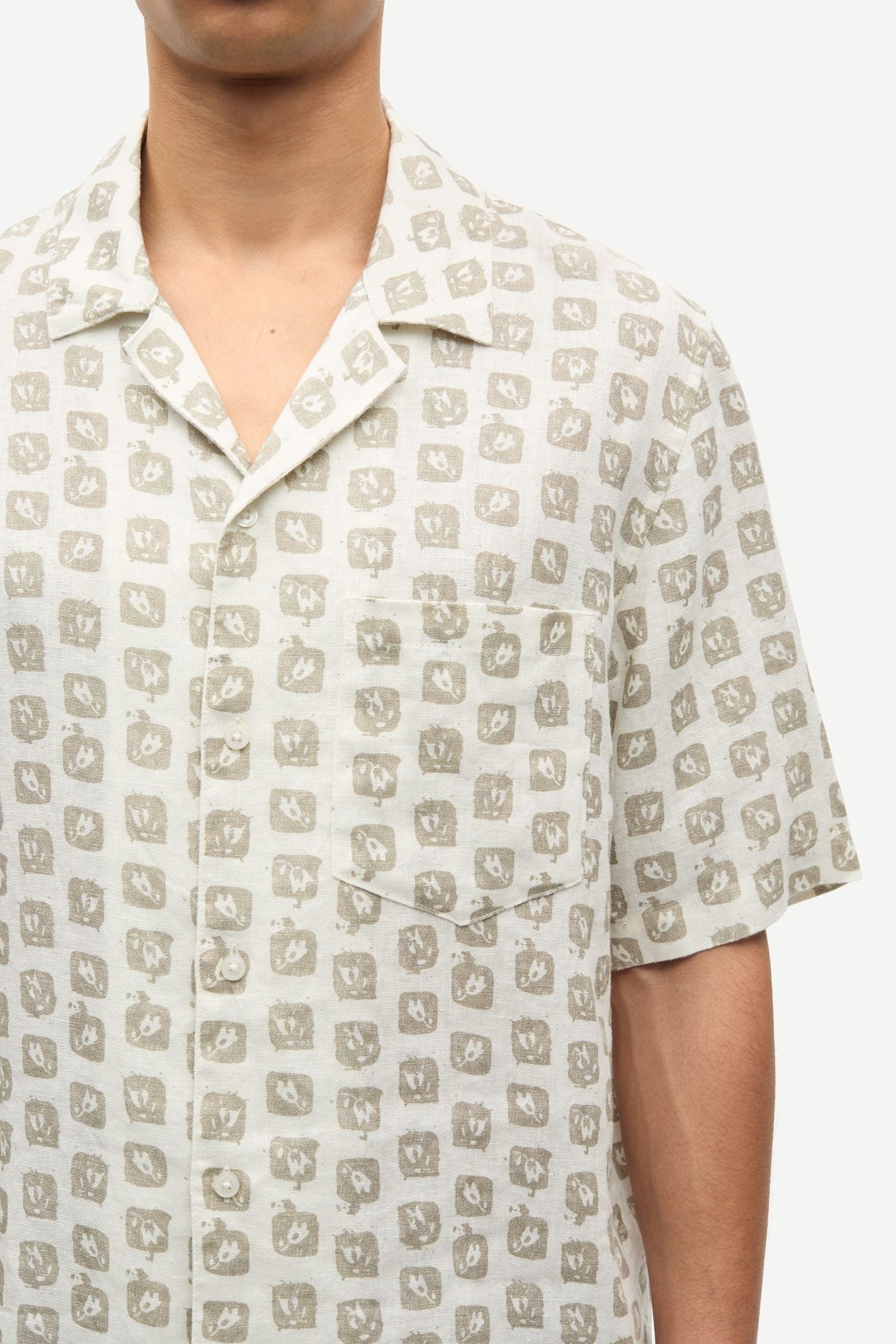 Oscar AP shirt 14329 Bloom Stamp