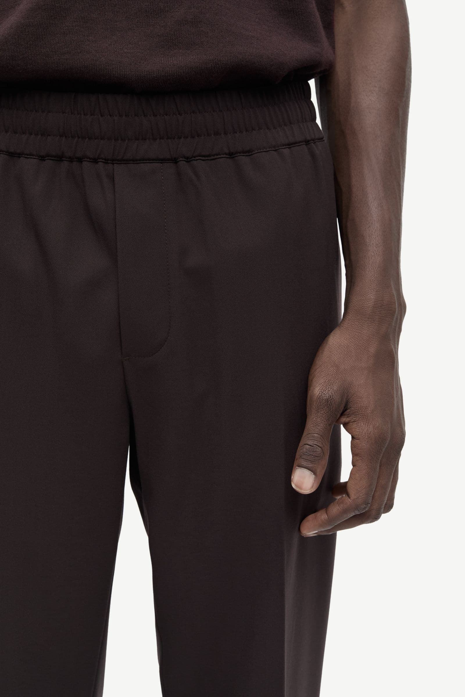 Sasmithy trousers 15346 Black Coffee