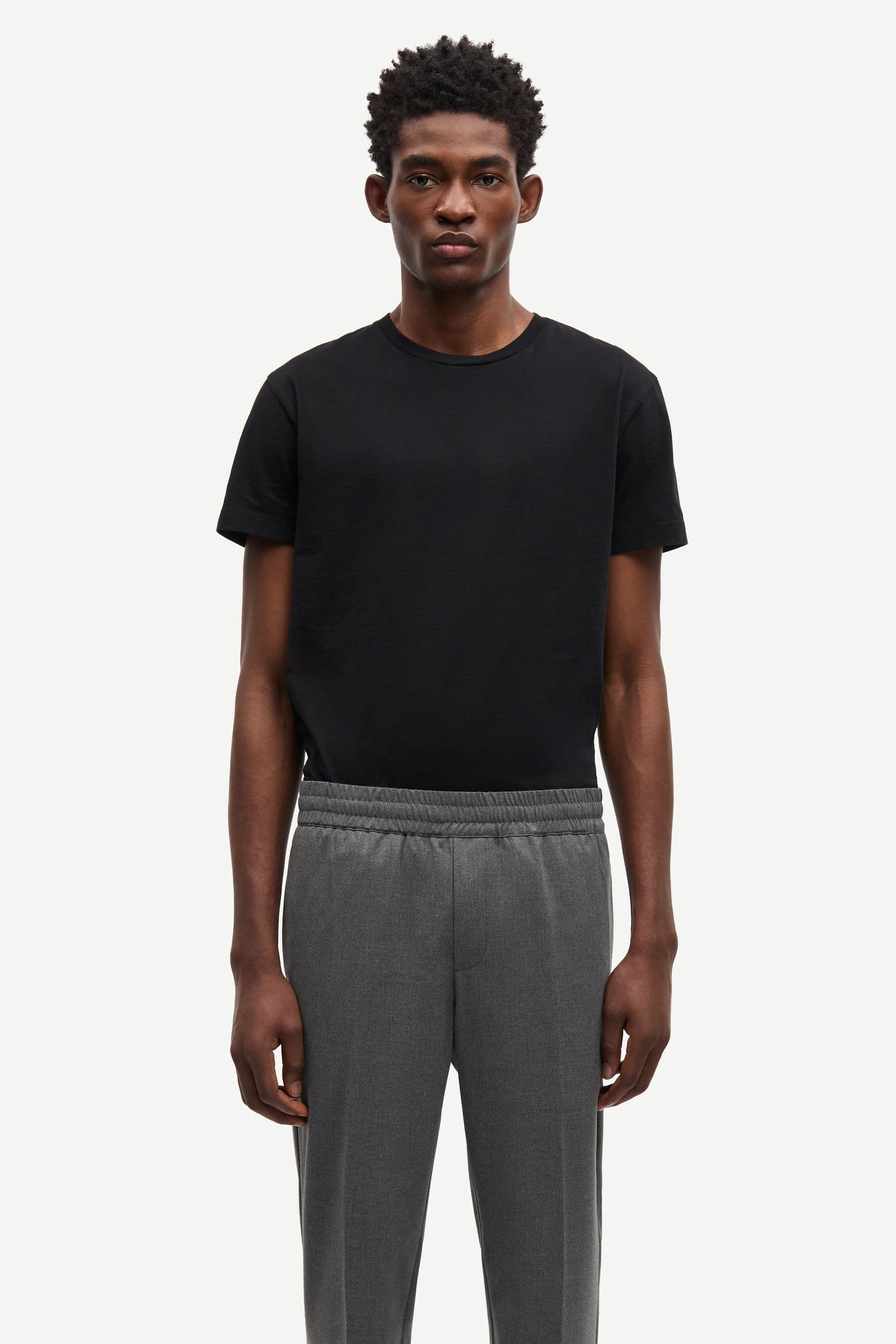 Sasmithy trousers 15346 Dark Grey Mel.