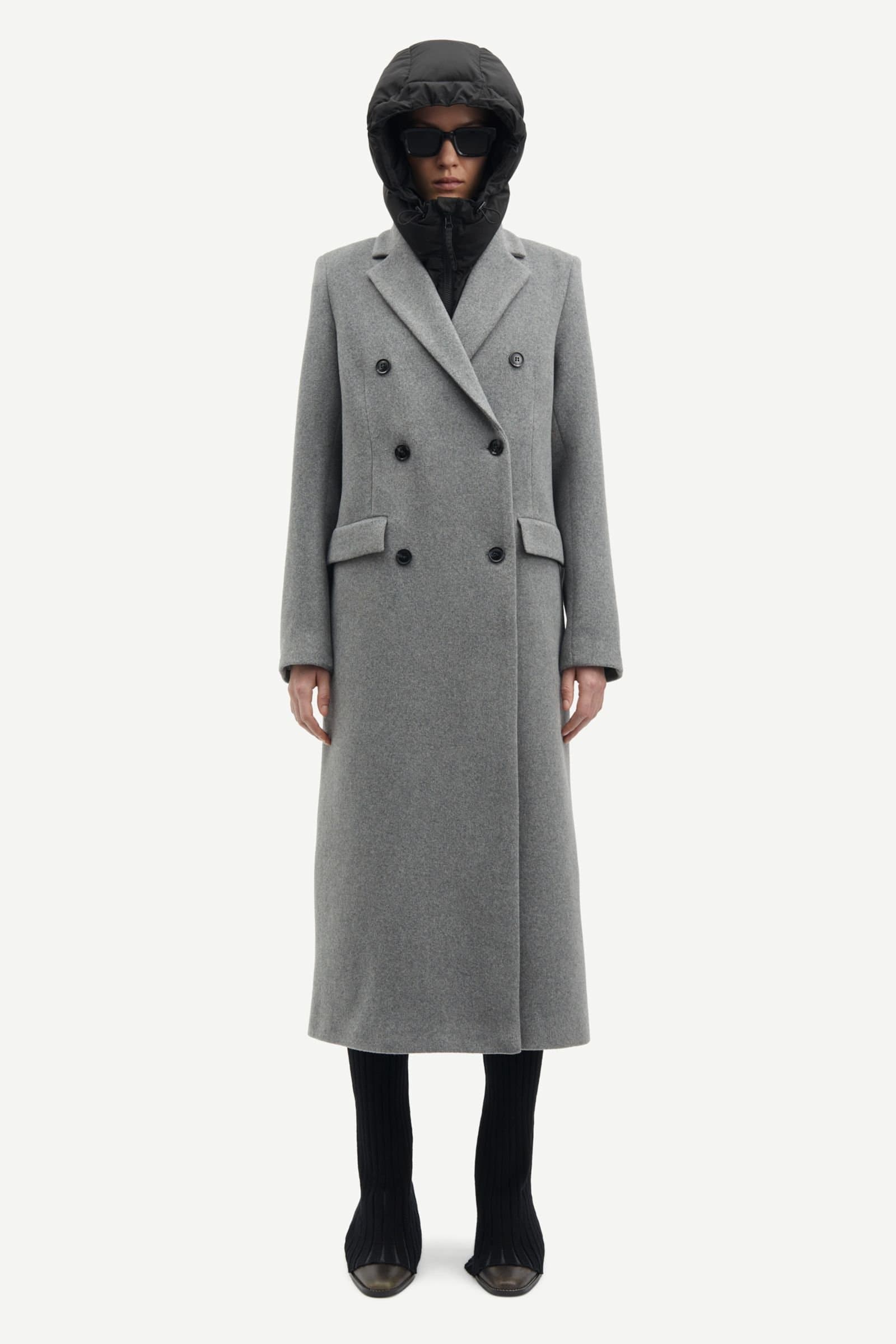 Falcon coat 11104 Grey Mel