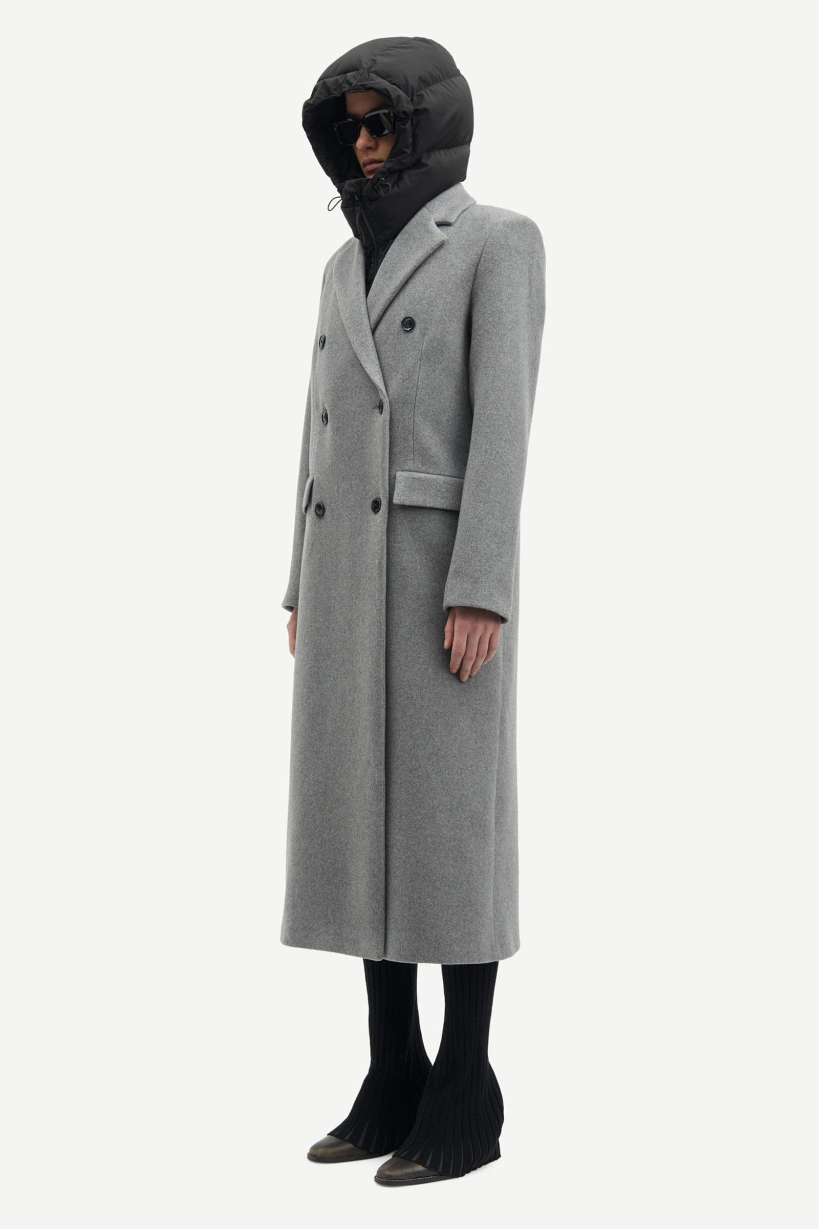 Falcon coat 11104 Grey Mel