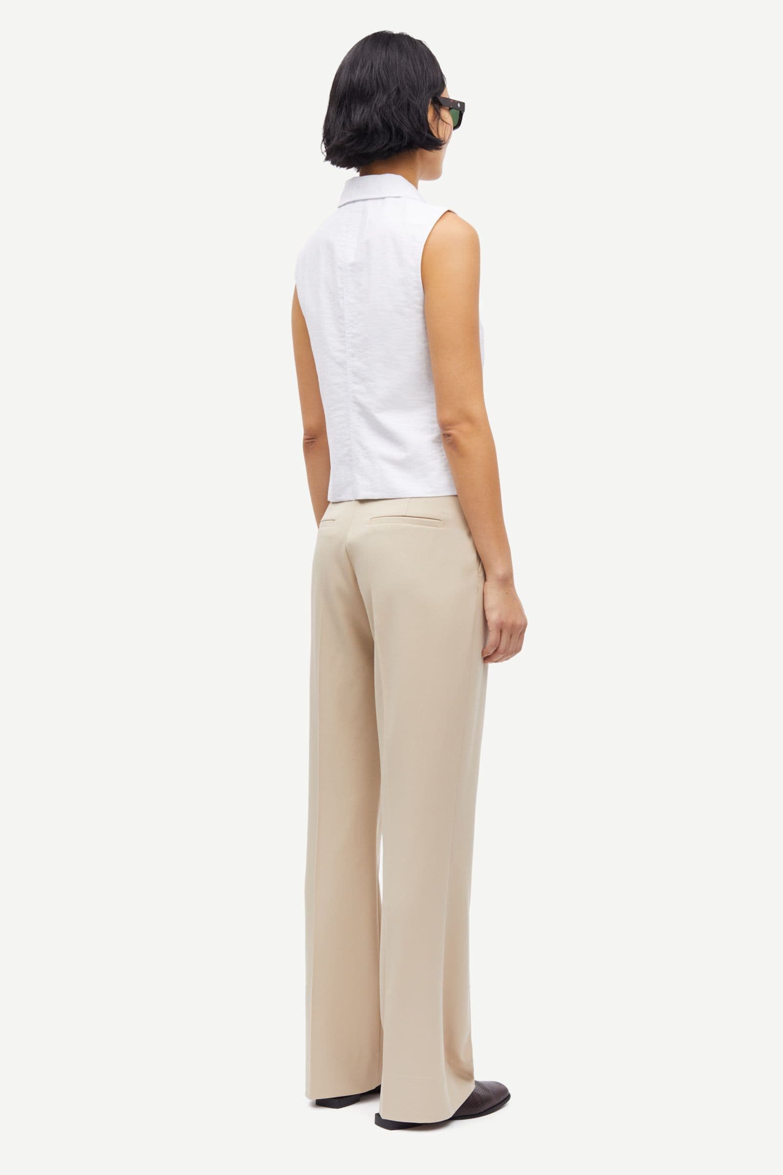 Salota trousers 15496 White Pepper
