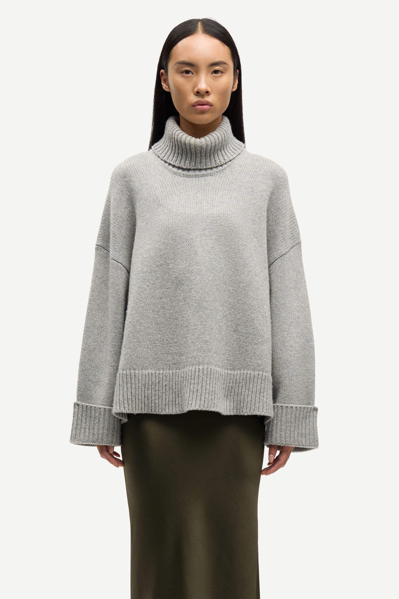 Sakeiku turtleneck 11250 Grey mel.