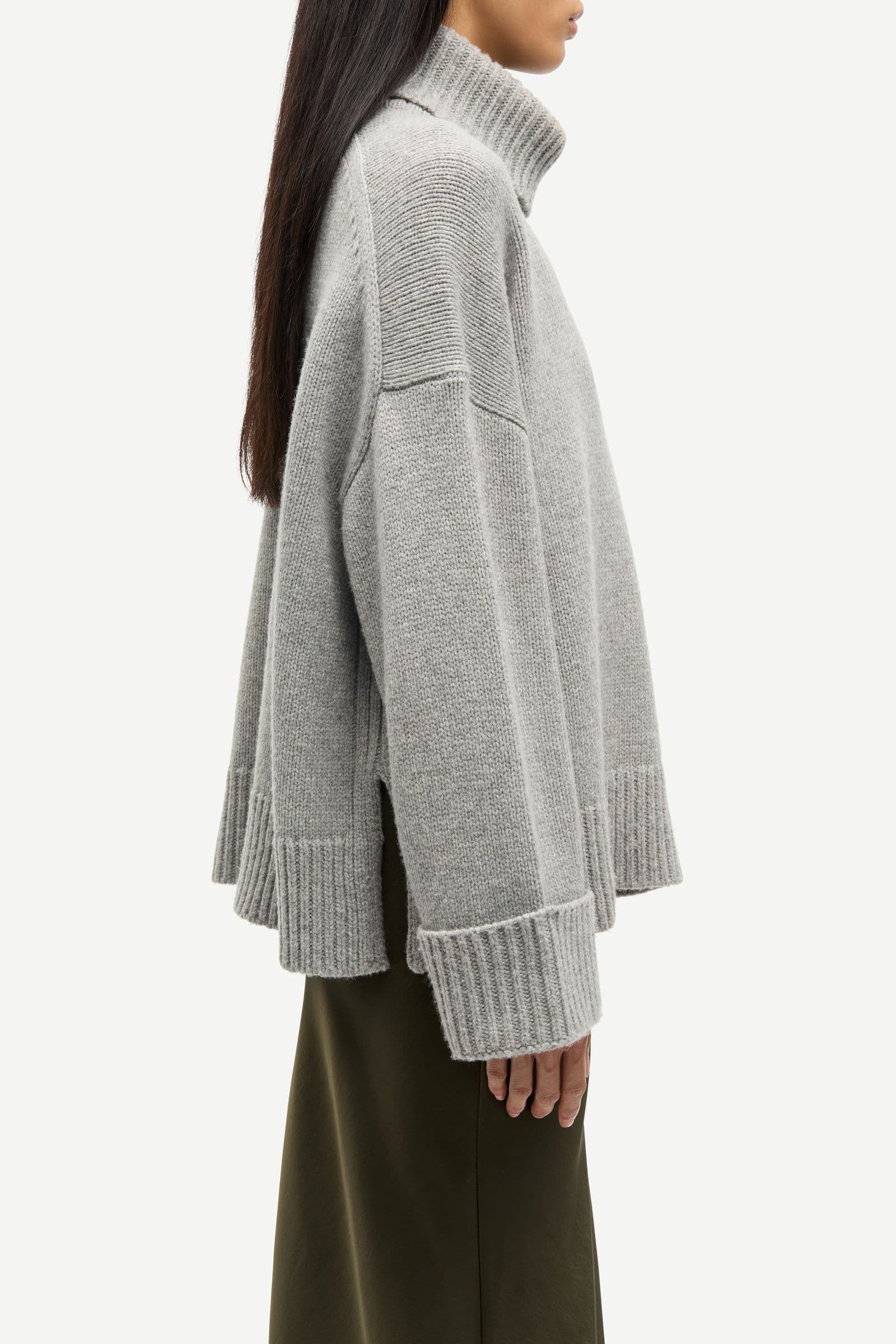 Sakeiku turtleneck 11250 Grey mel.
