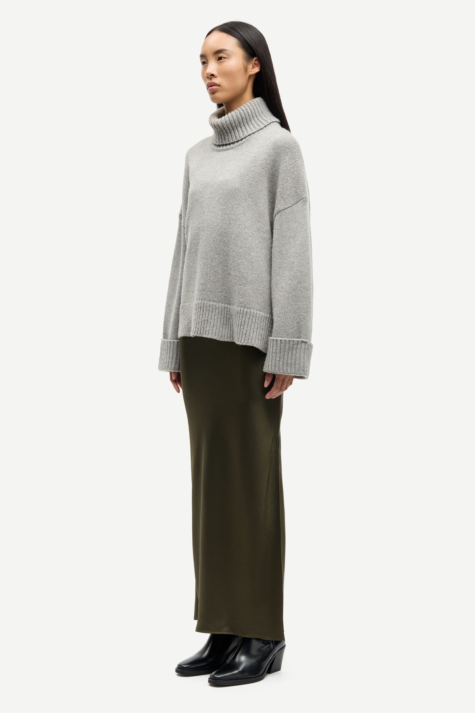 Sakeiku turtleneck 11250 Grey mel.